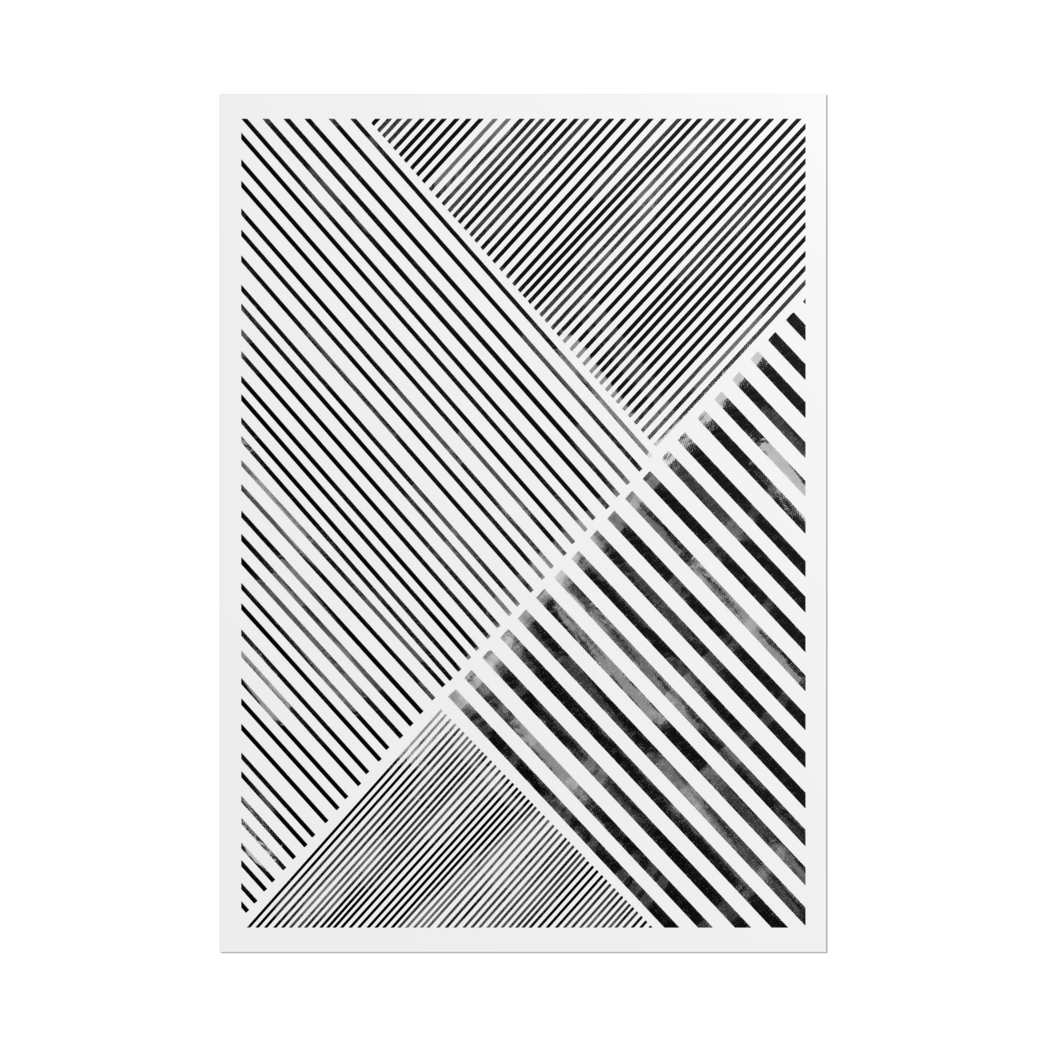 Monochrome Motion Angles - Poster