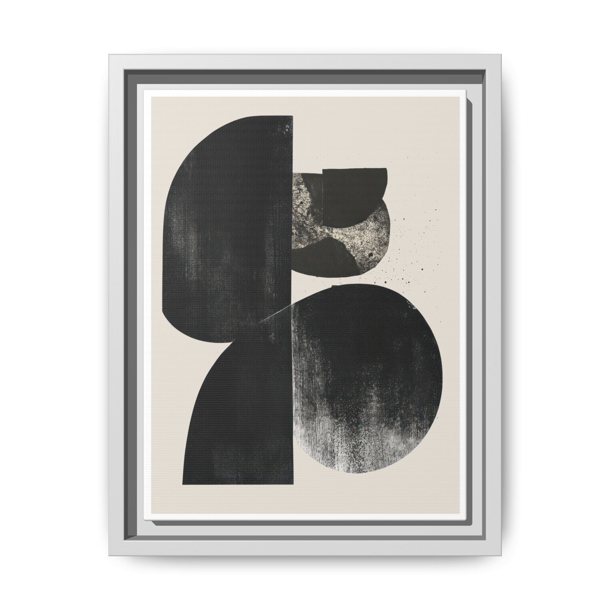 Obsidian Drift Composition - Framed