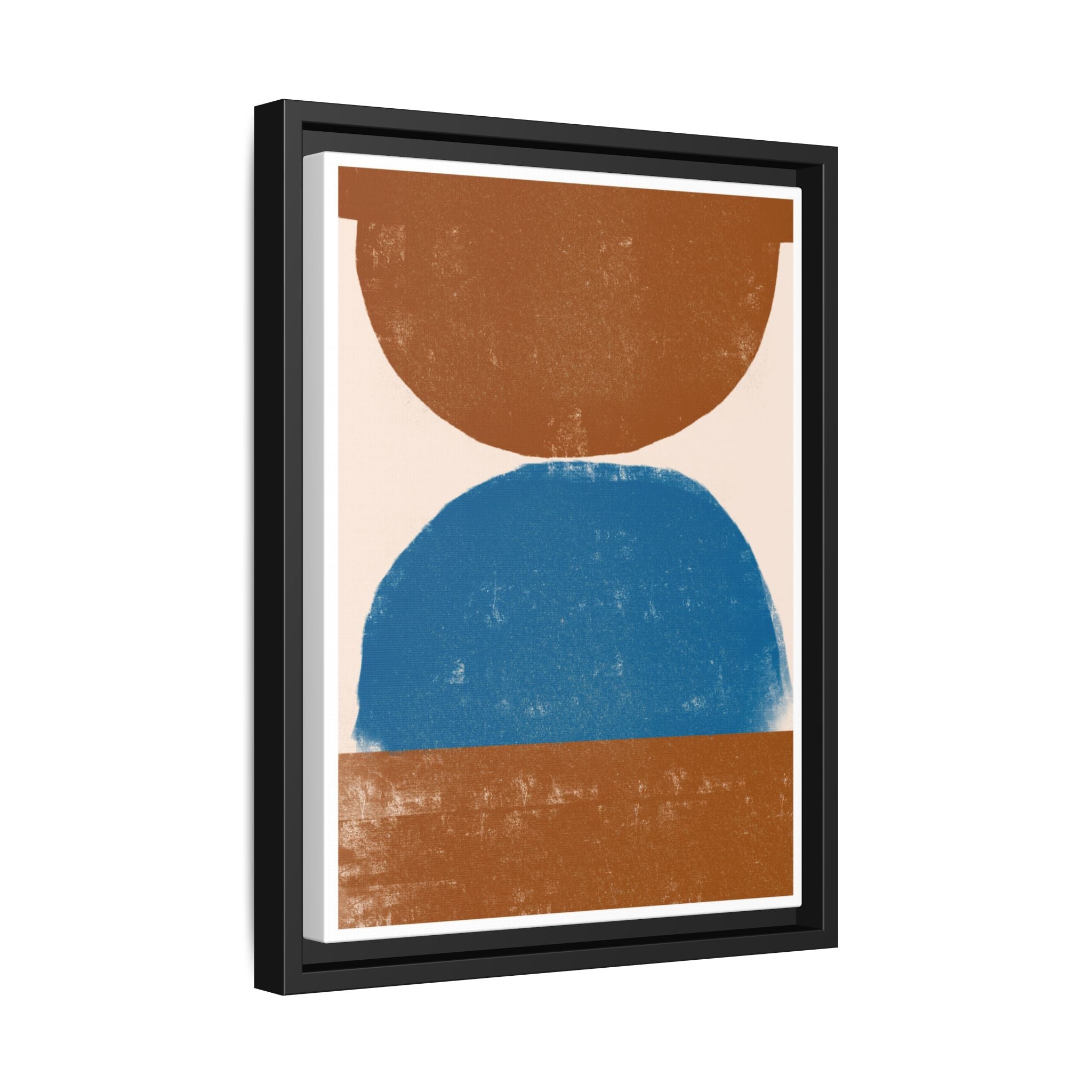 Cobalt Ember Equilibrium - Framed