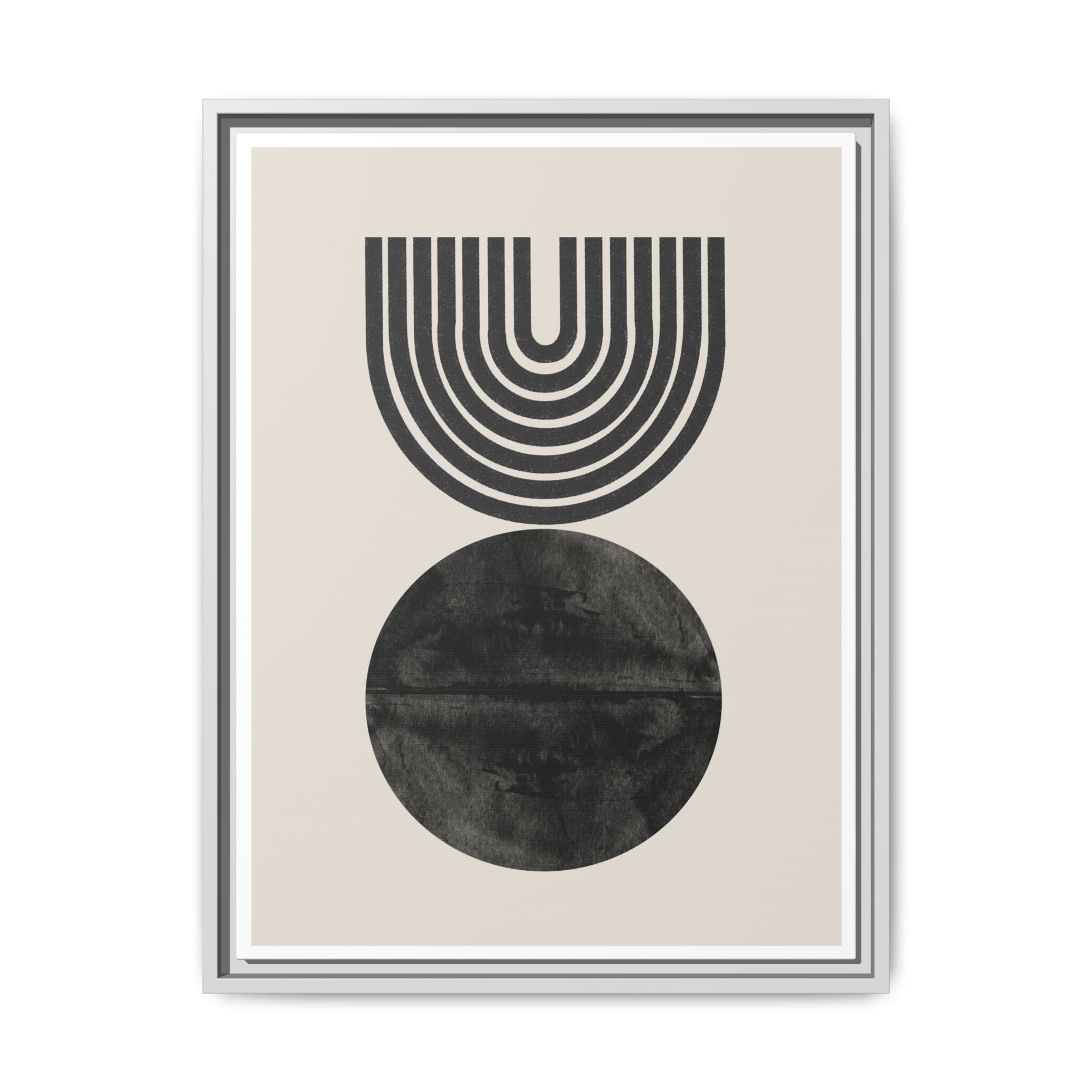 Obsidian Echo Arches - Framed