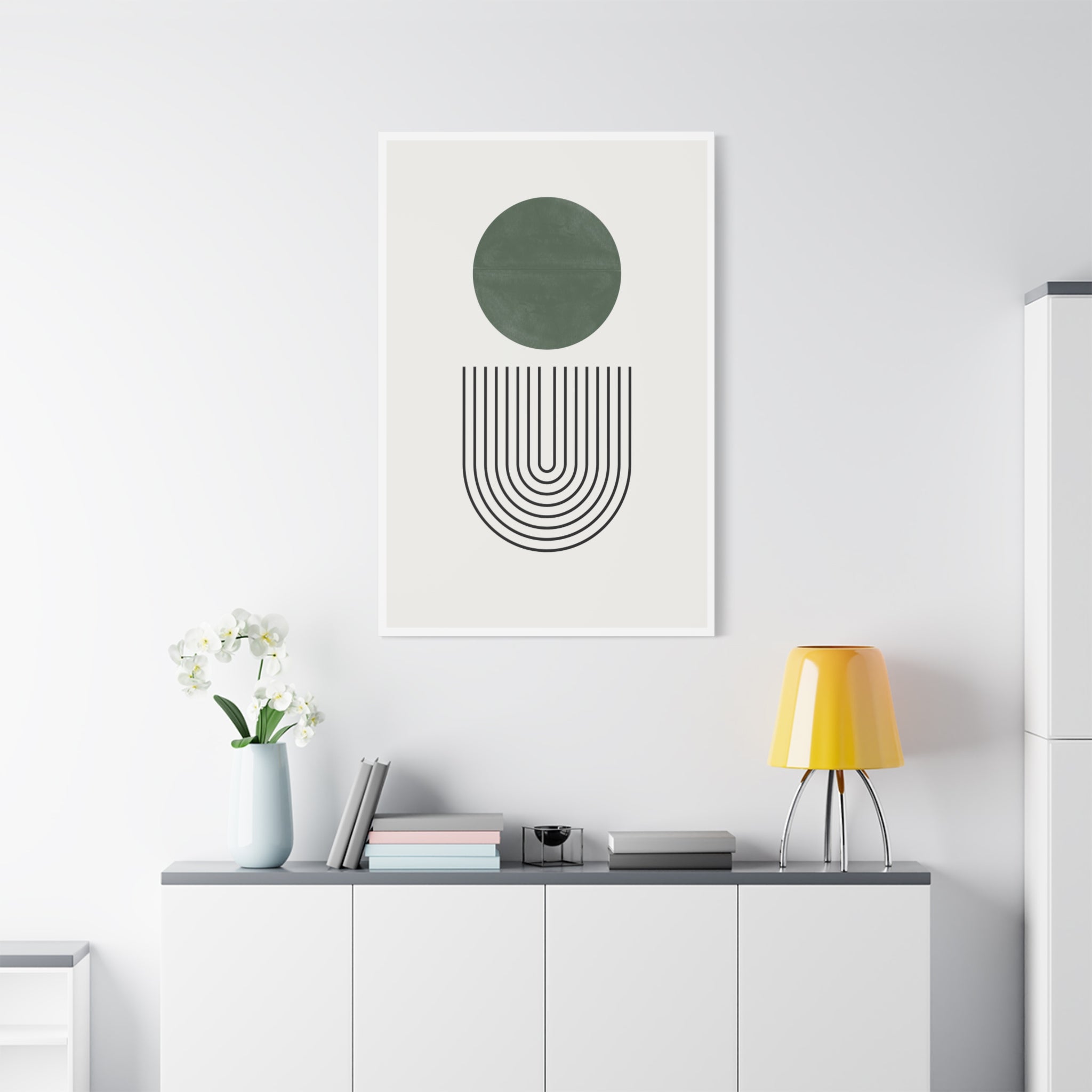 Emerald Orbit Pathways - Canvas
