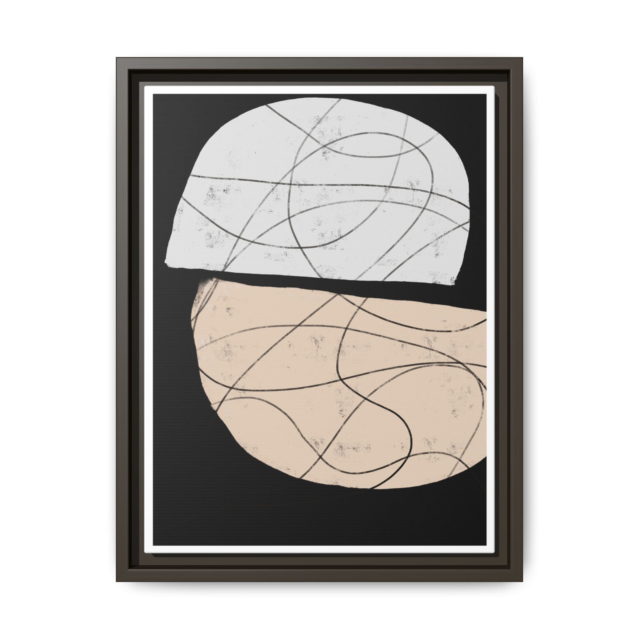 Nocturne Orbit Lines - Framed