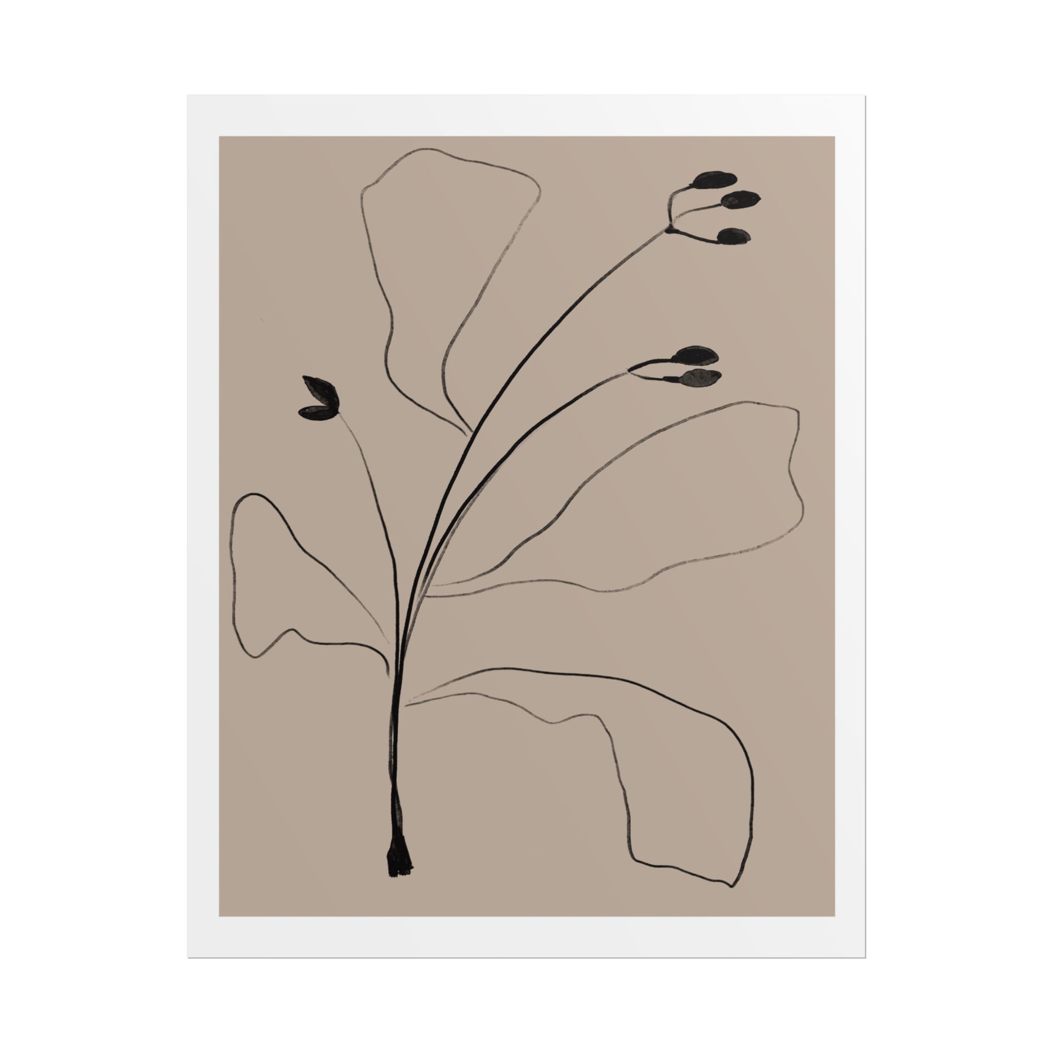 Quiet Botanical Gesture - Poster
