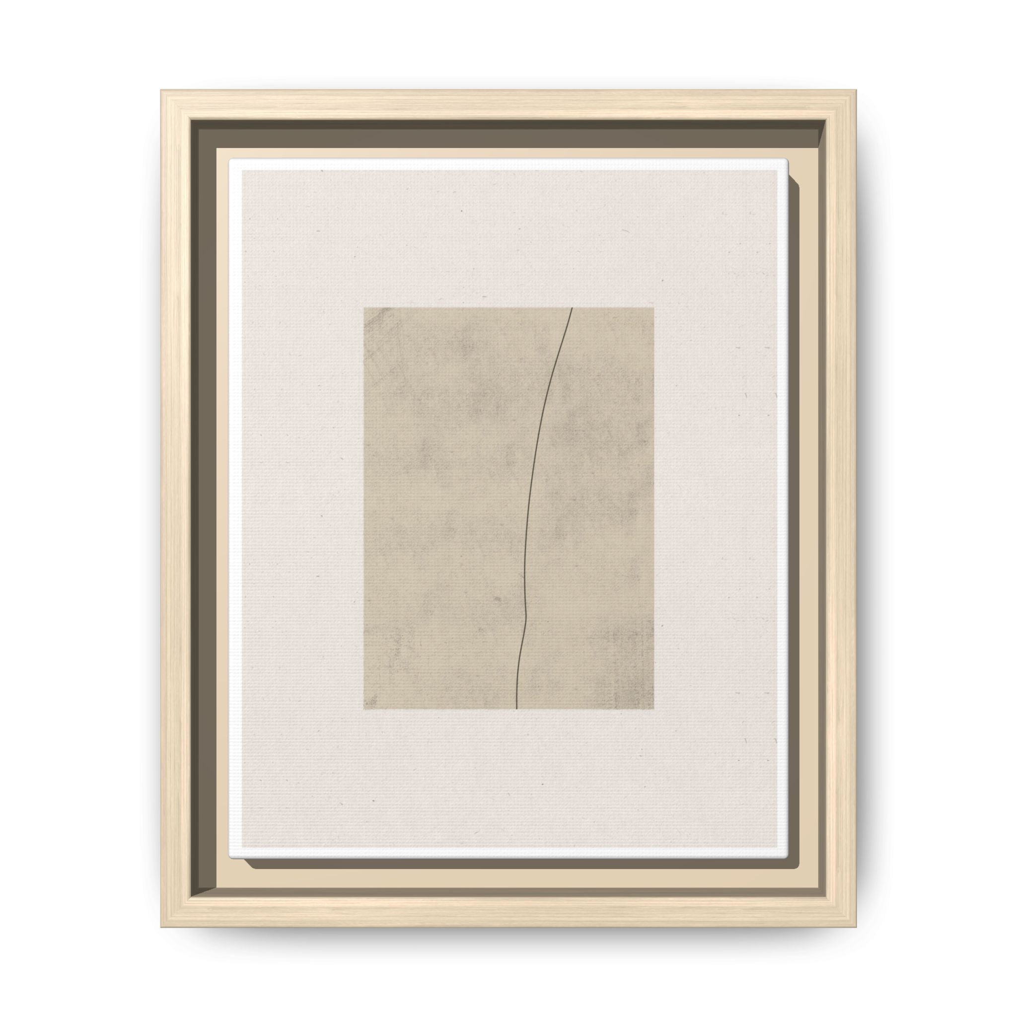 Quiet Contour Passage - Framed