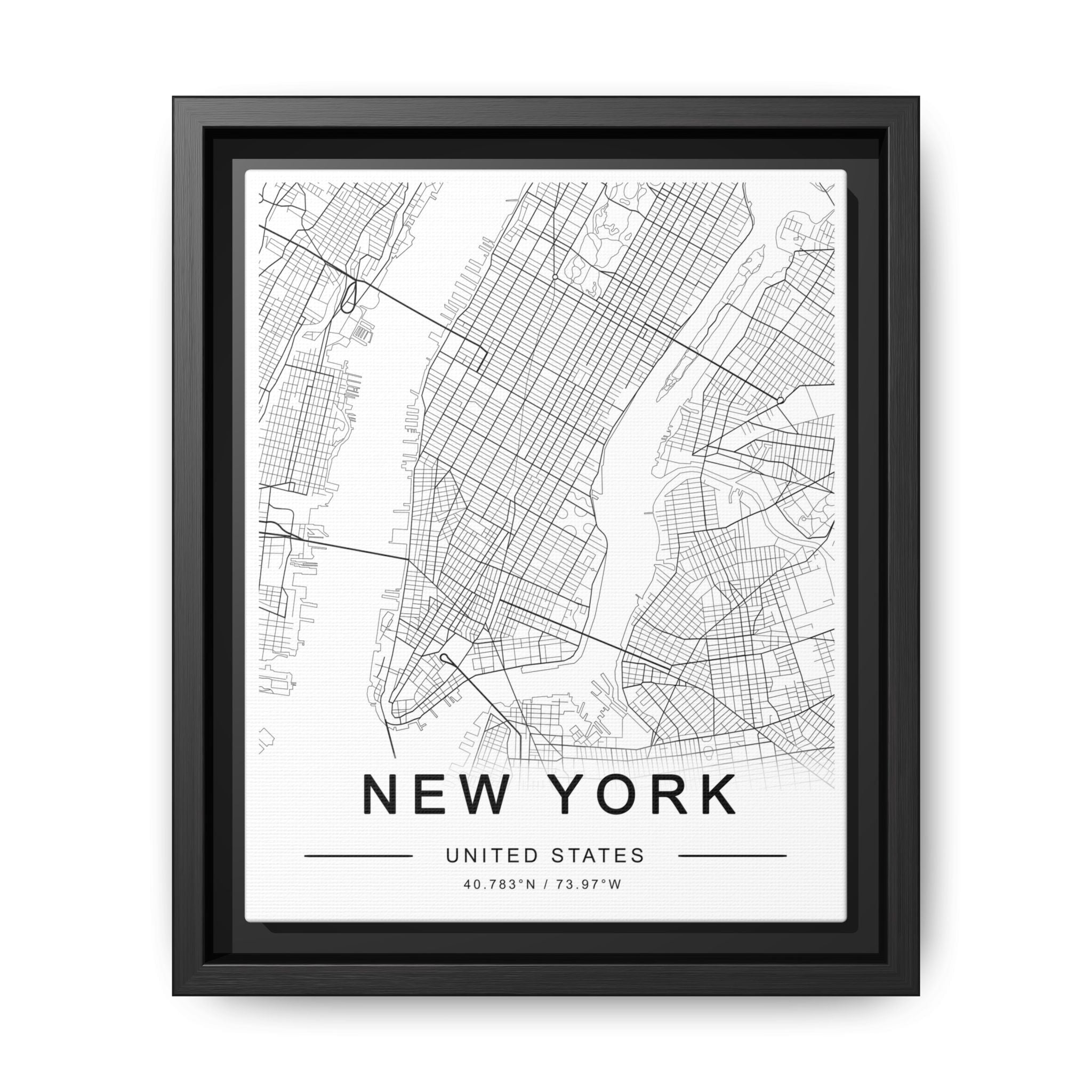 Metropolitan Gridline Reverie - Framed