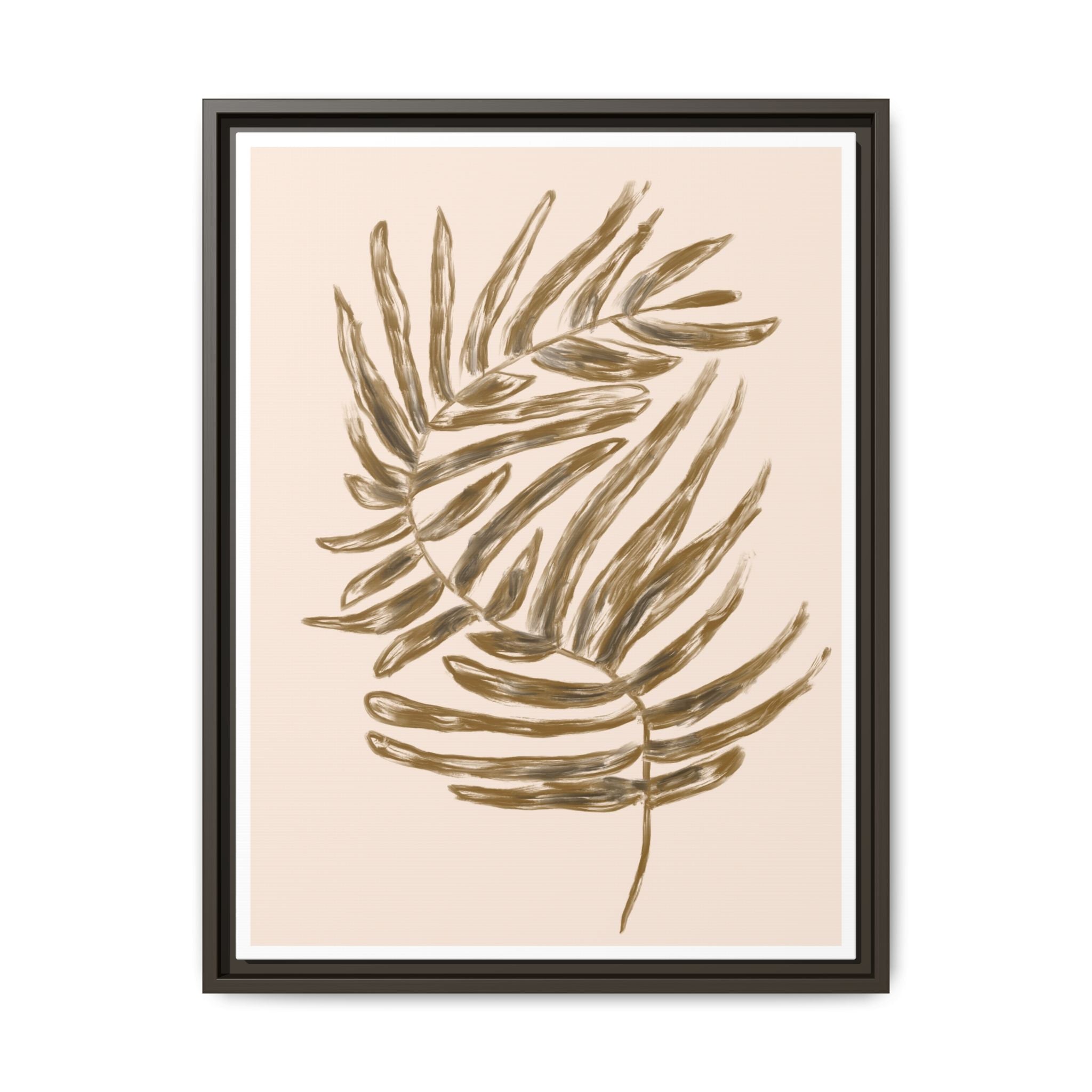 Golden Frond Reverie - Framed