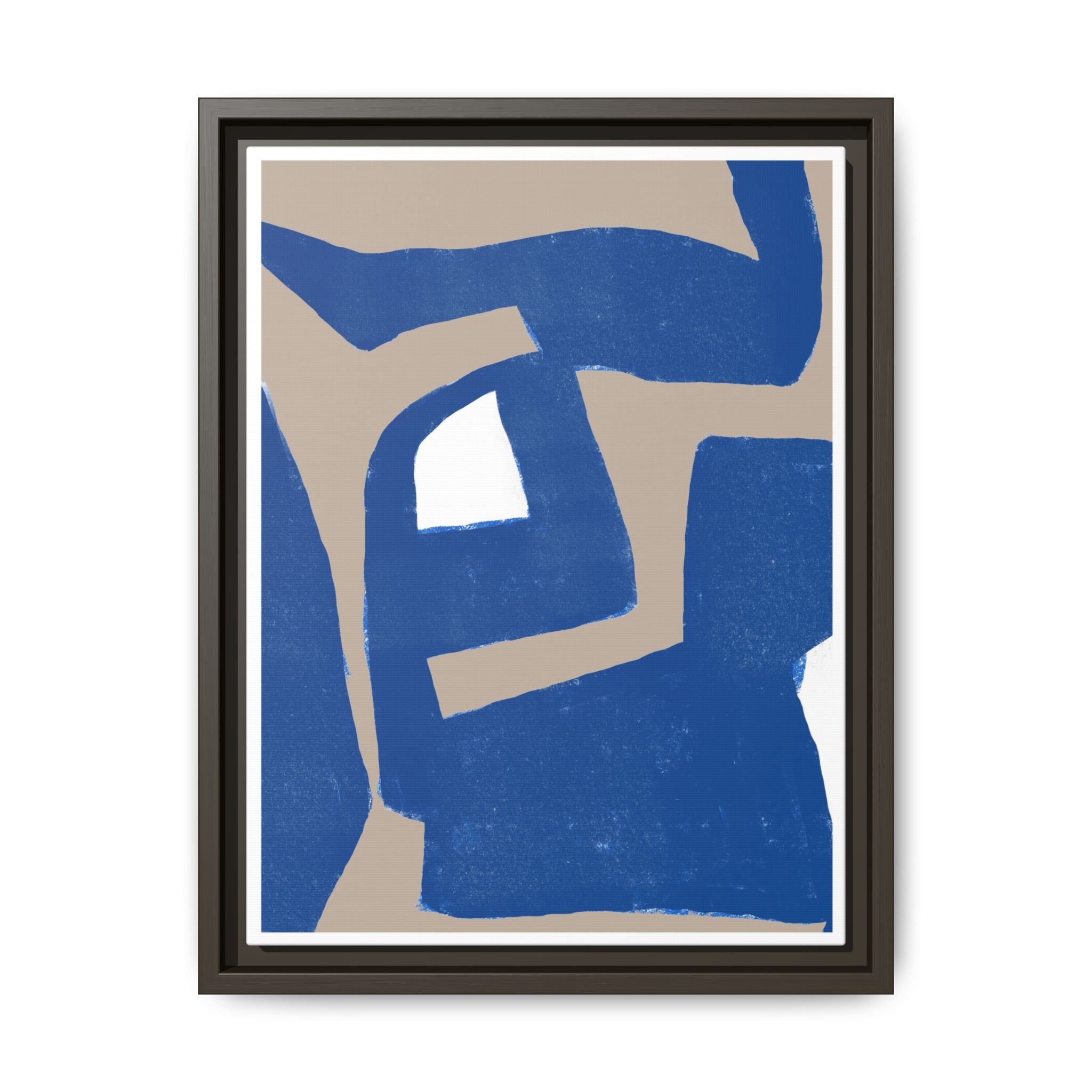 Cobalt Passage Echoes - Framed