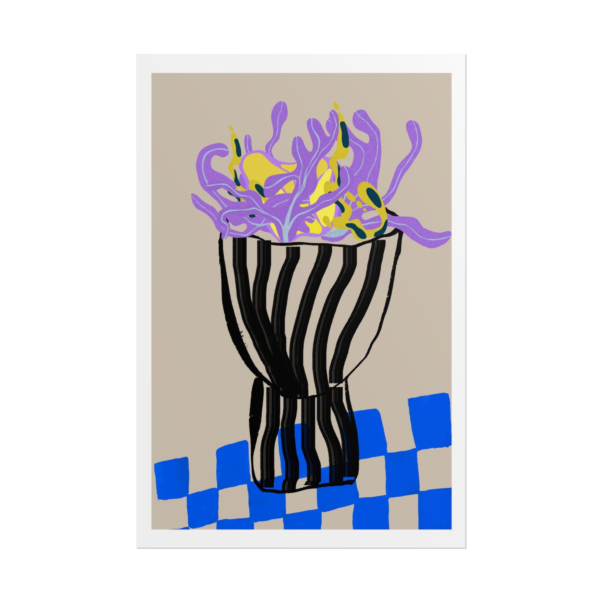 Lavender Coral Mirage - Poster
