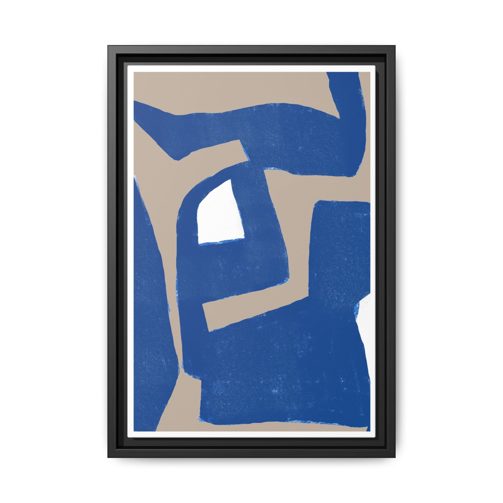 Cobalt Passage Echoes - Framed