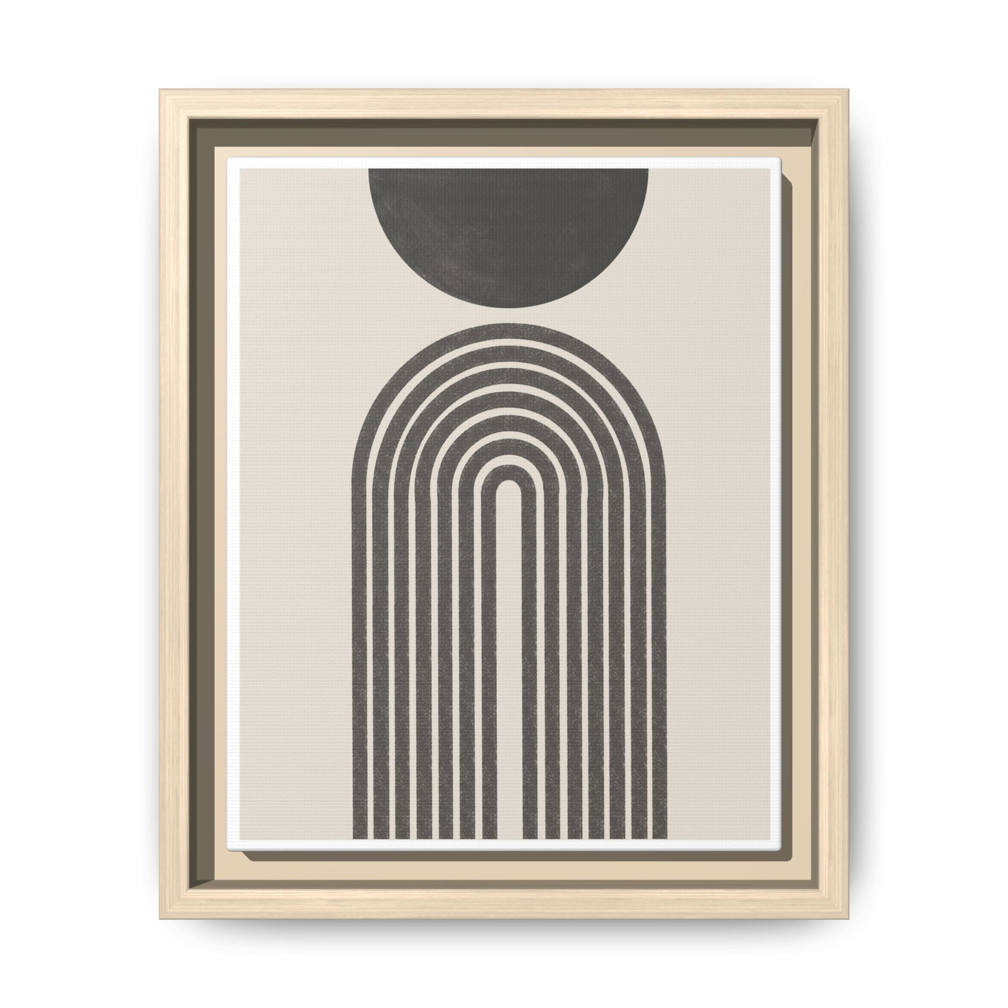 Obsidian Arch Resonance - Framed