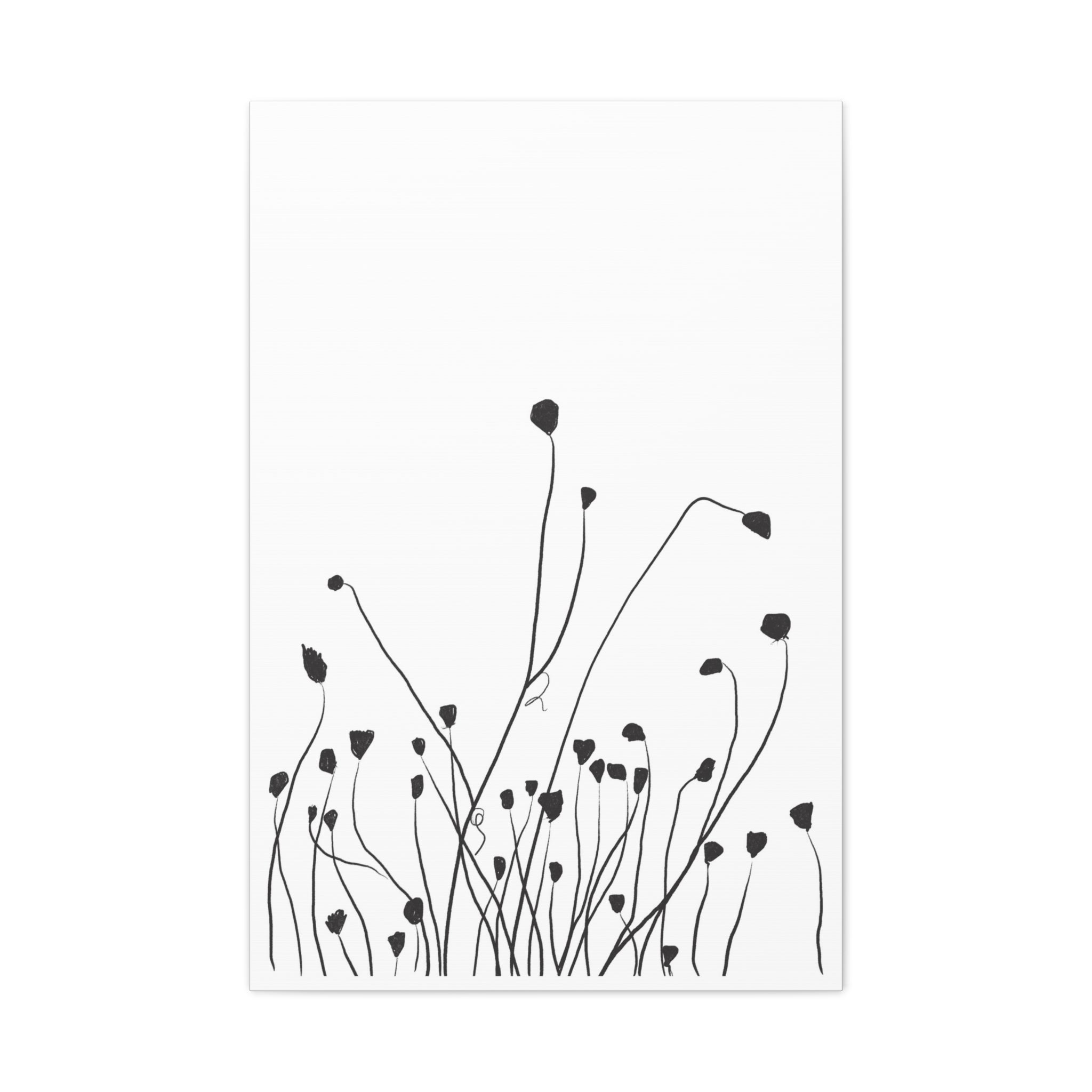 Silent Bloom Horizon - Canvas