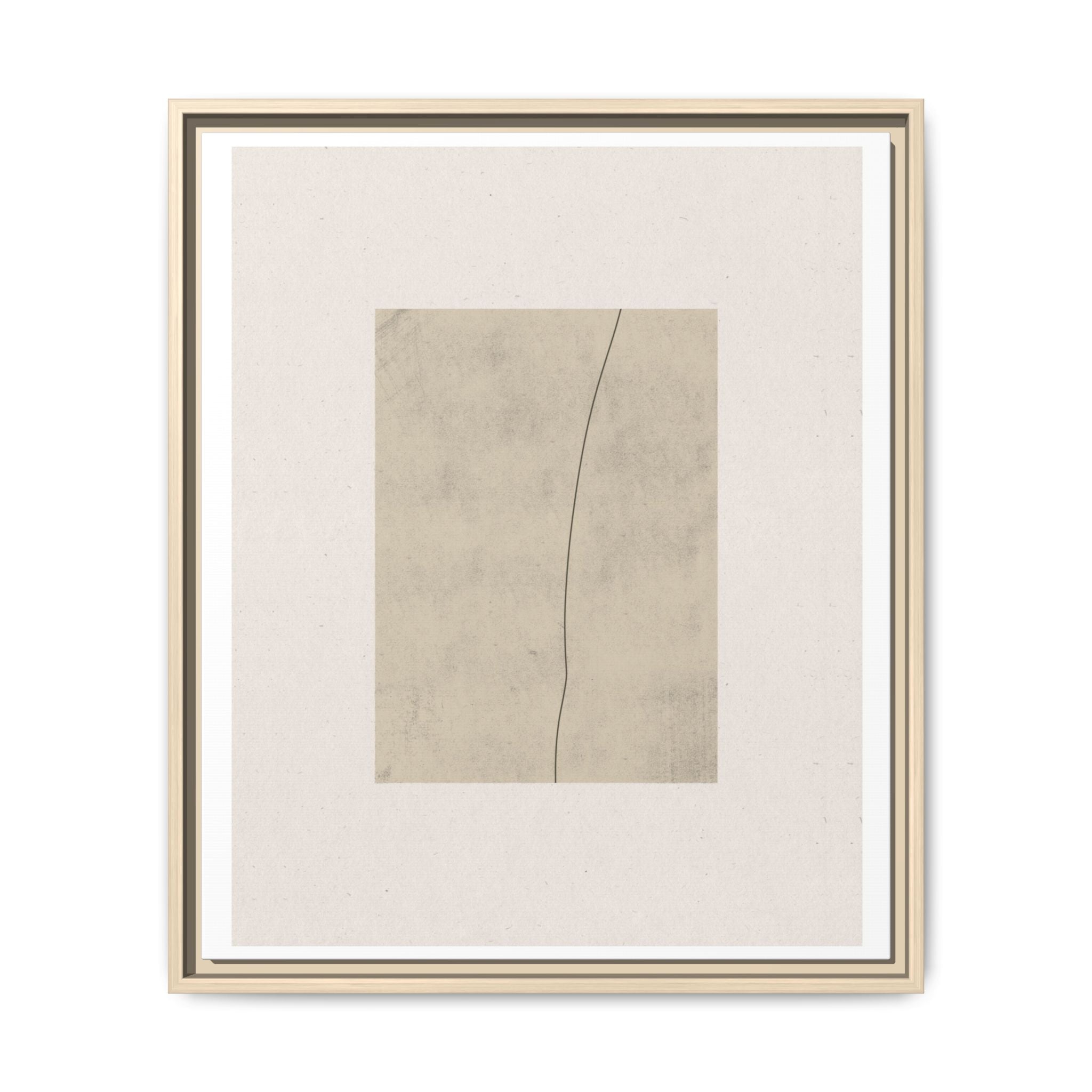 Quiet Contour Passage - Framed