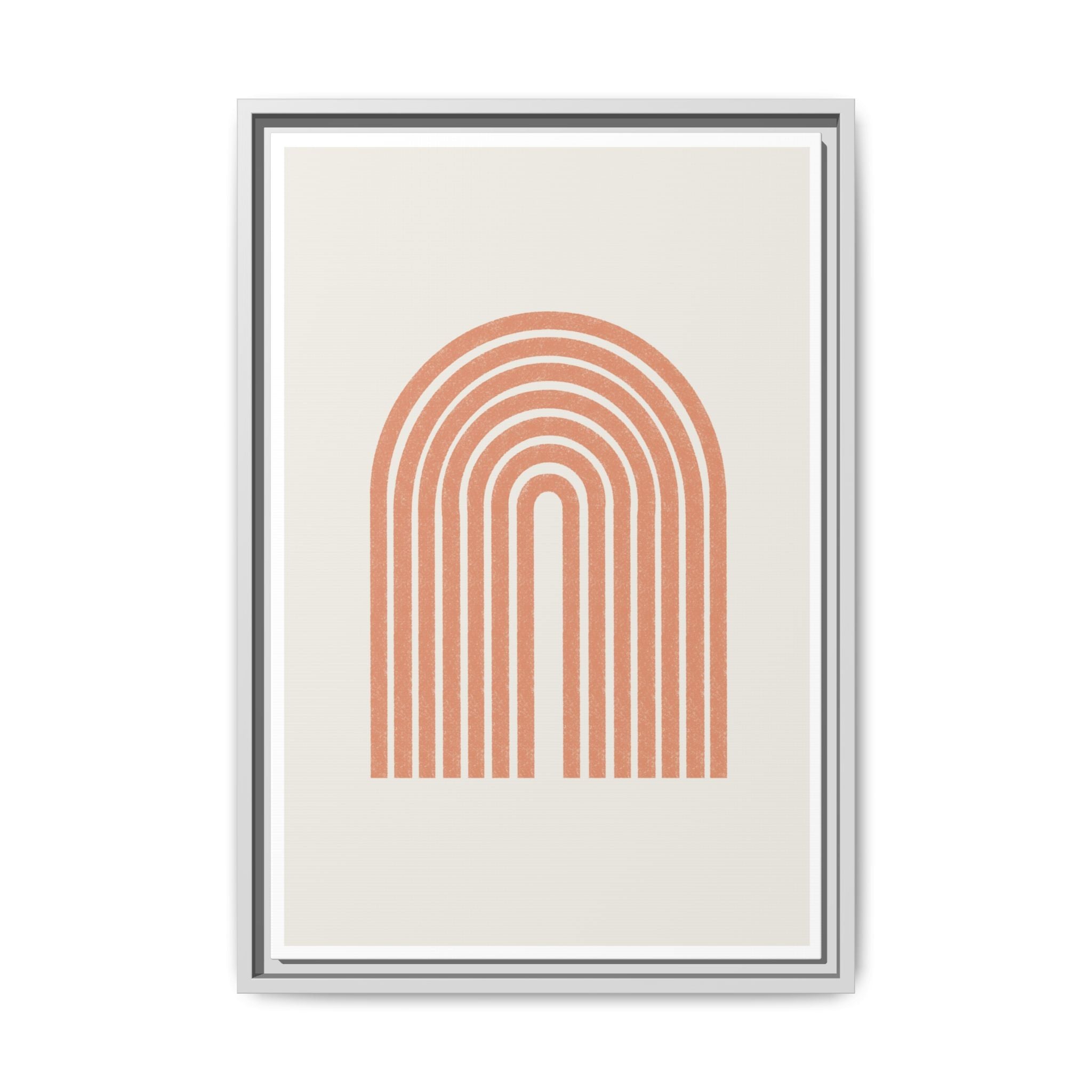 Terracotta Arc Whisper - Framed
