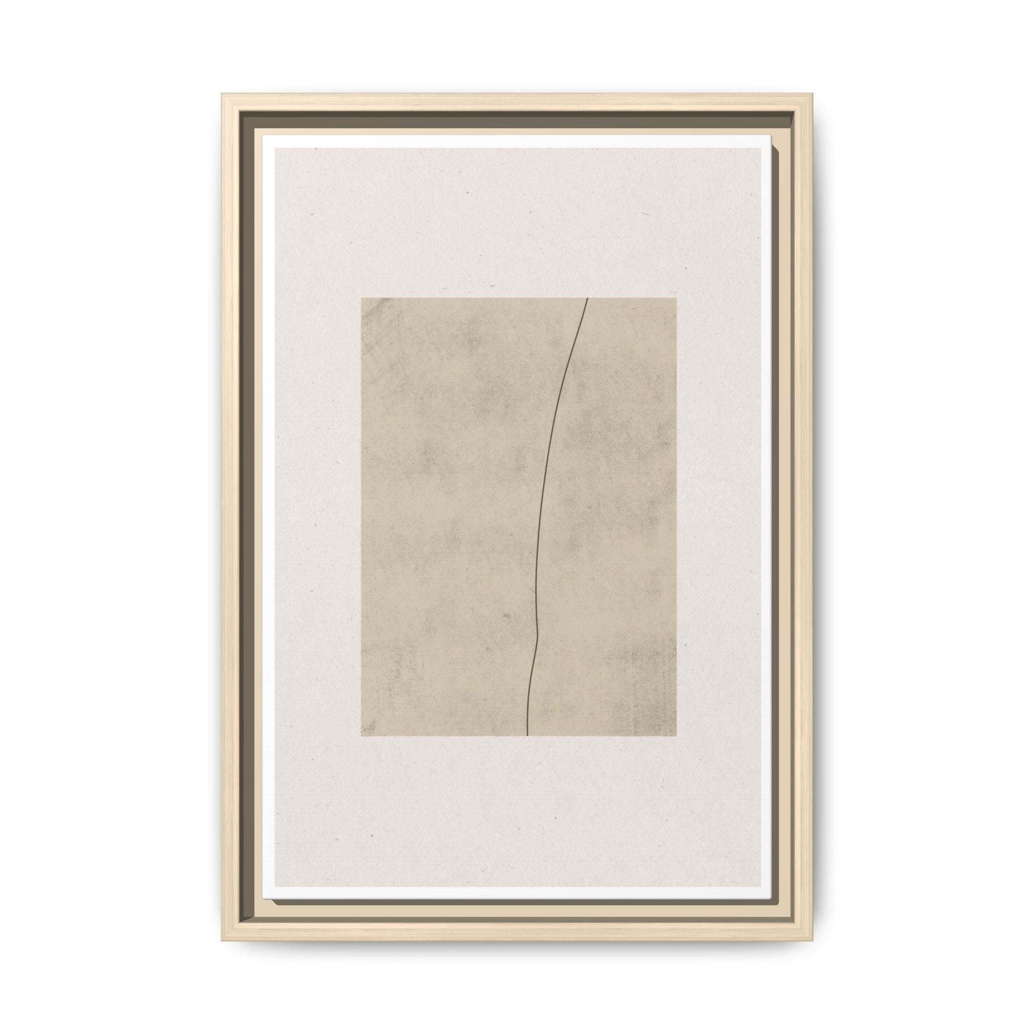 Quiet Contour Passage - Framed