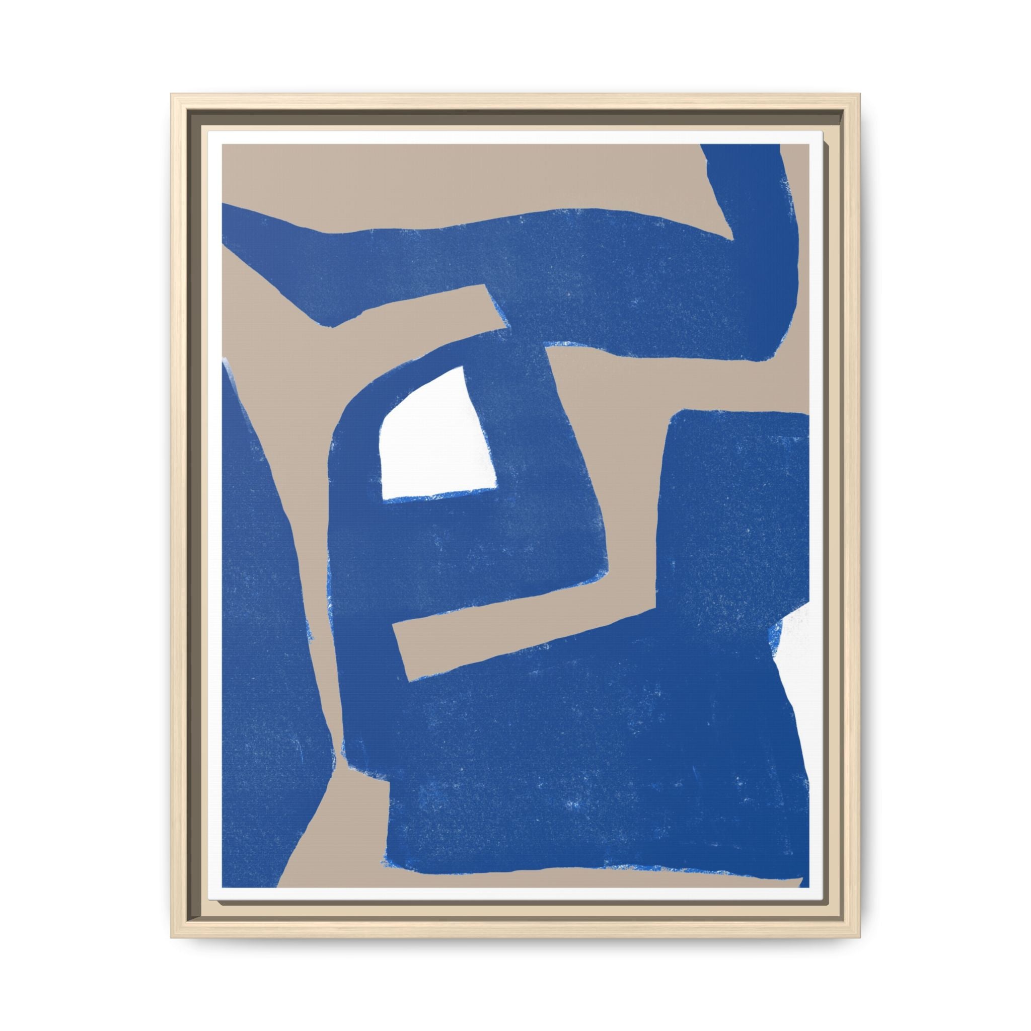 Cobalt Passage Echoes - Framed