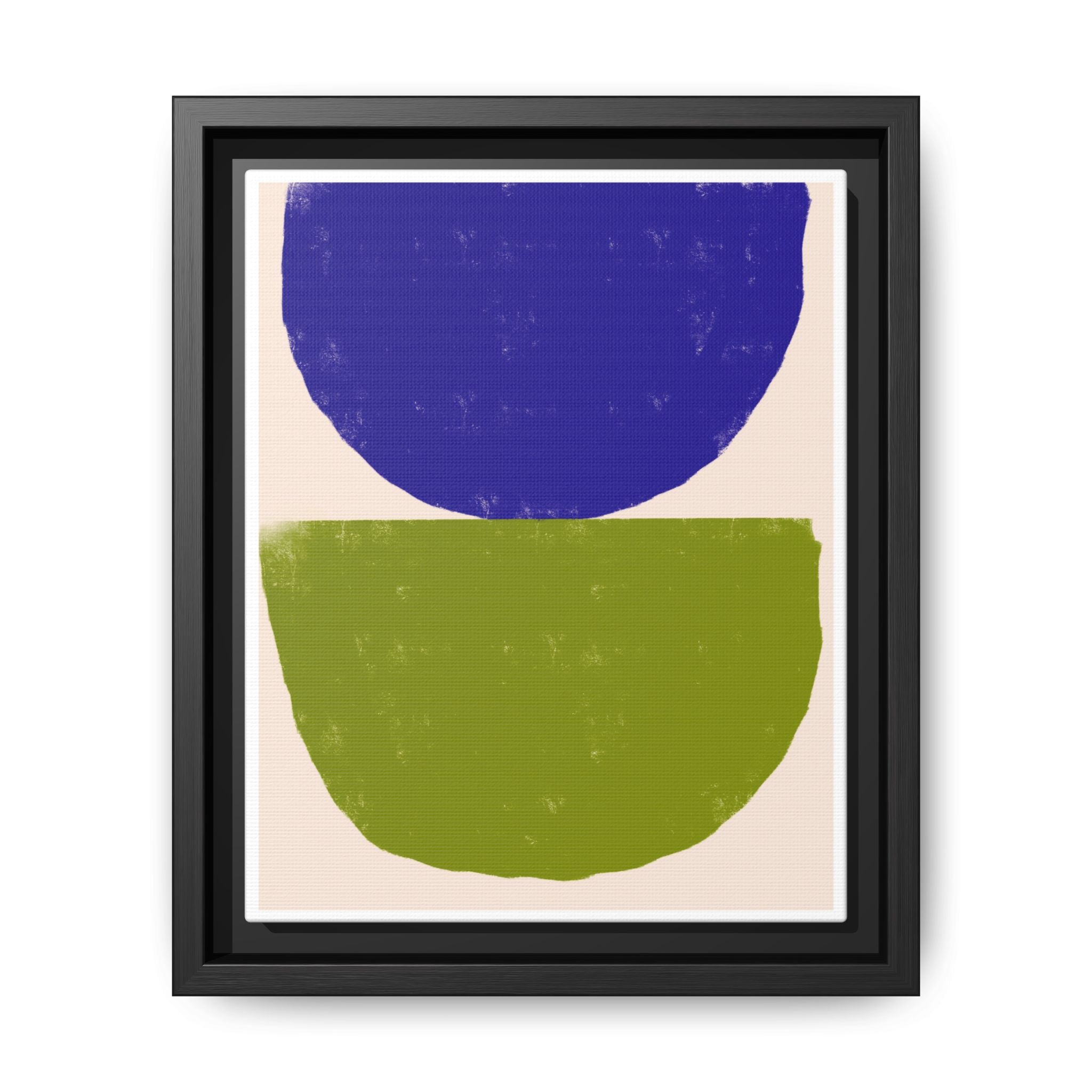 Cobalt Meadow Balance - Framed