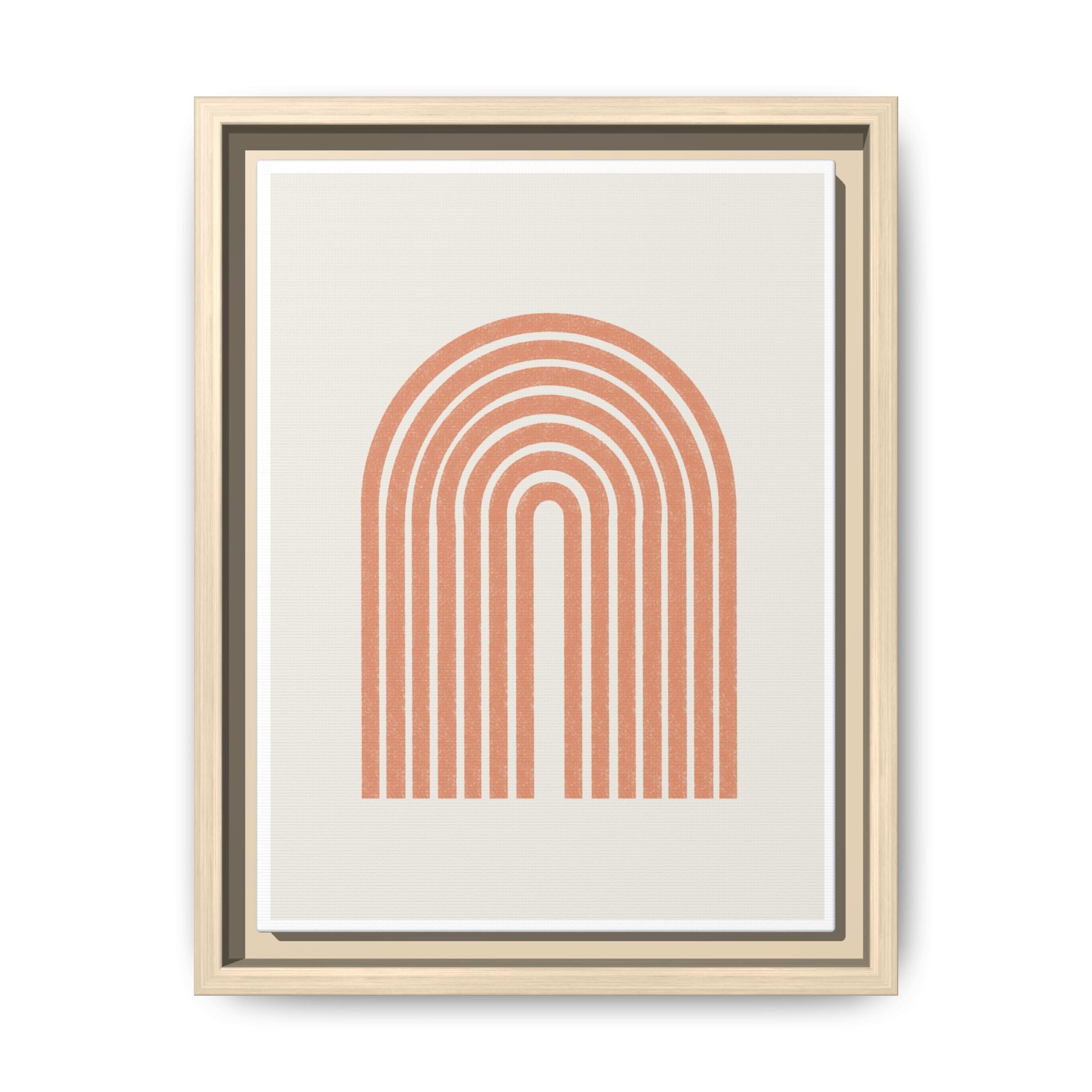 Terracotta Arc Whisper - Framed