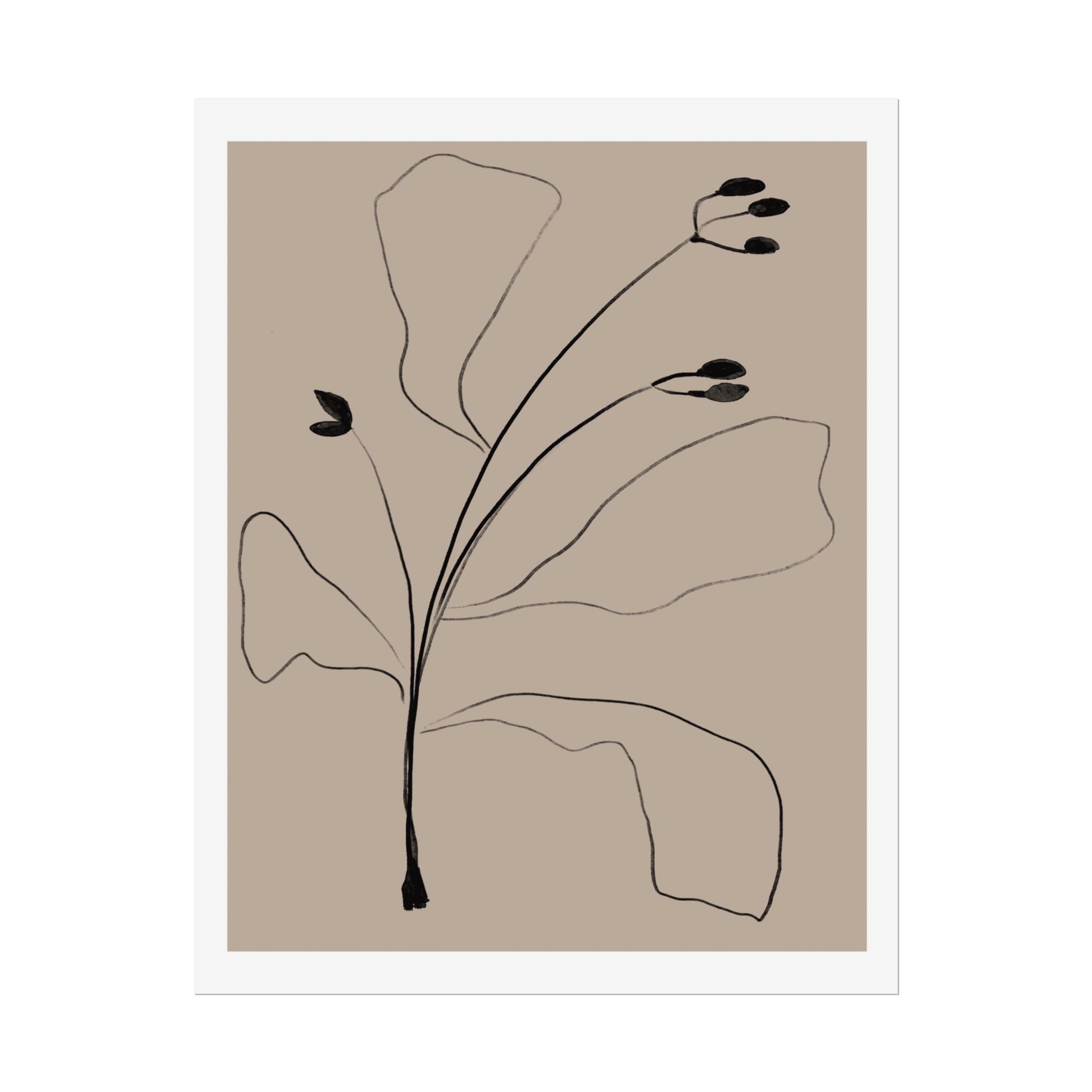 Quiet Botanical Gesture - Poster