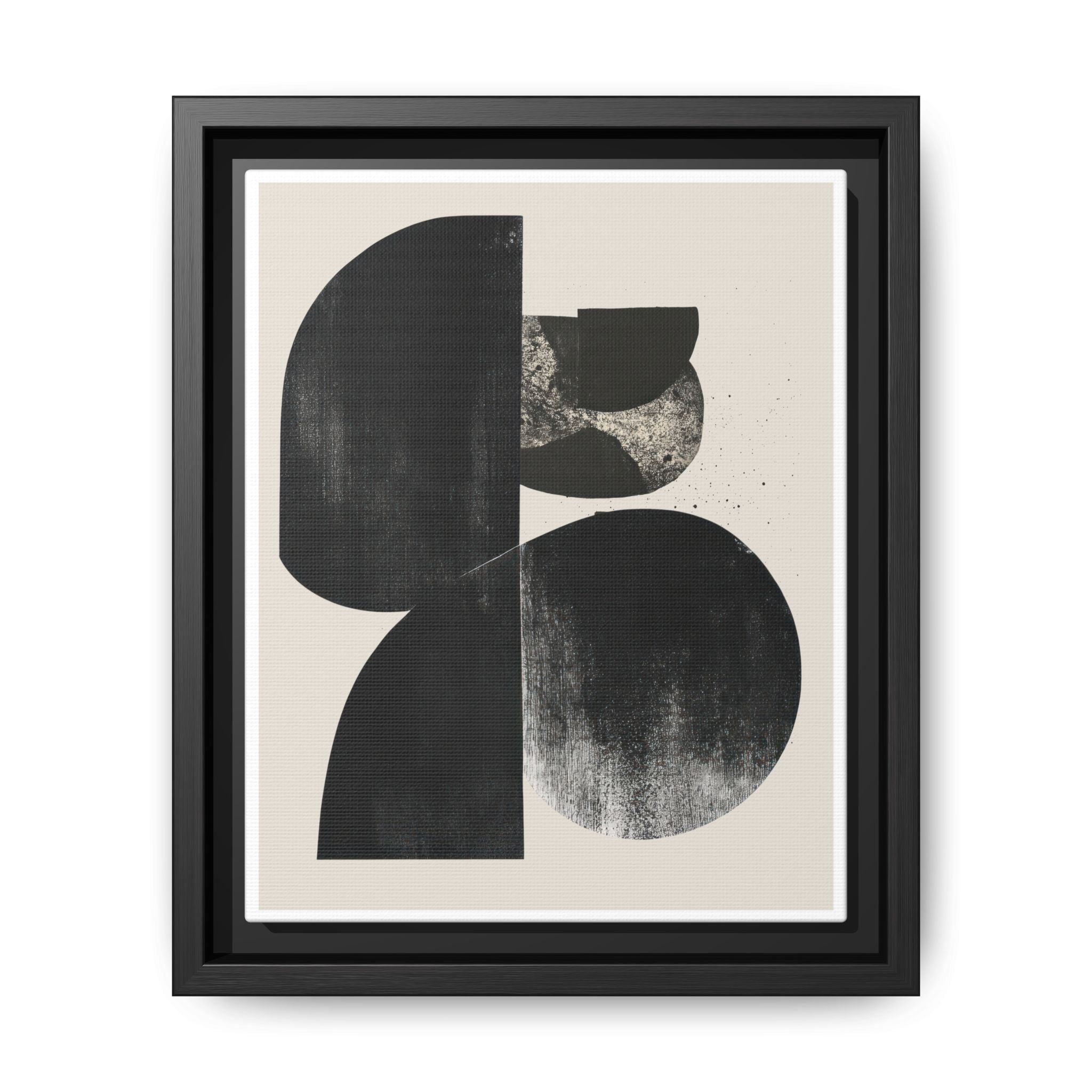 Obsidian Drift Composition - Framed