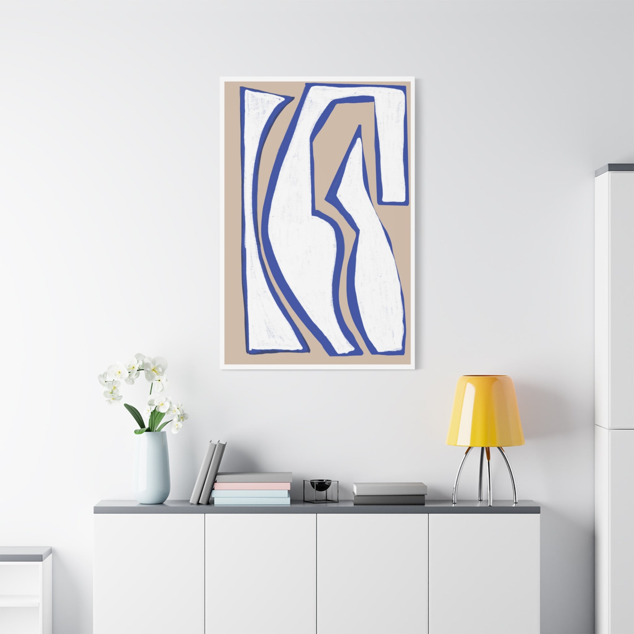 Cobalt Form Continuum - Canvas