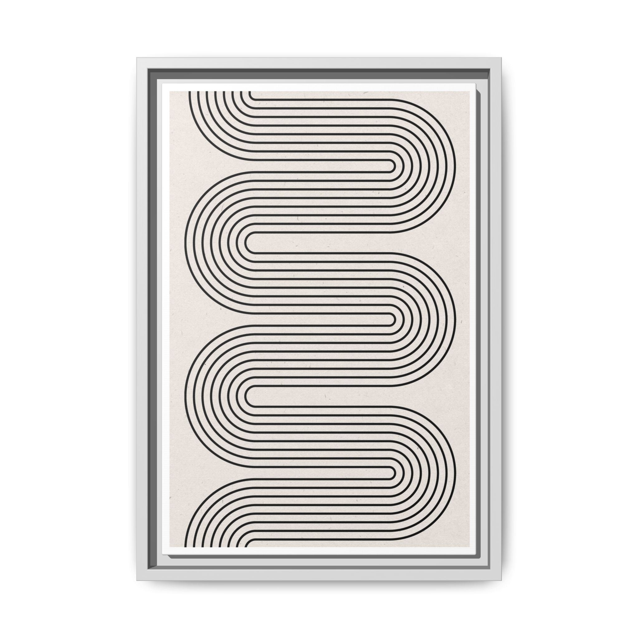 Monoline Rhythm Cascade - Framed