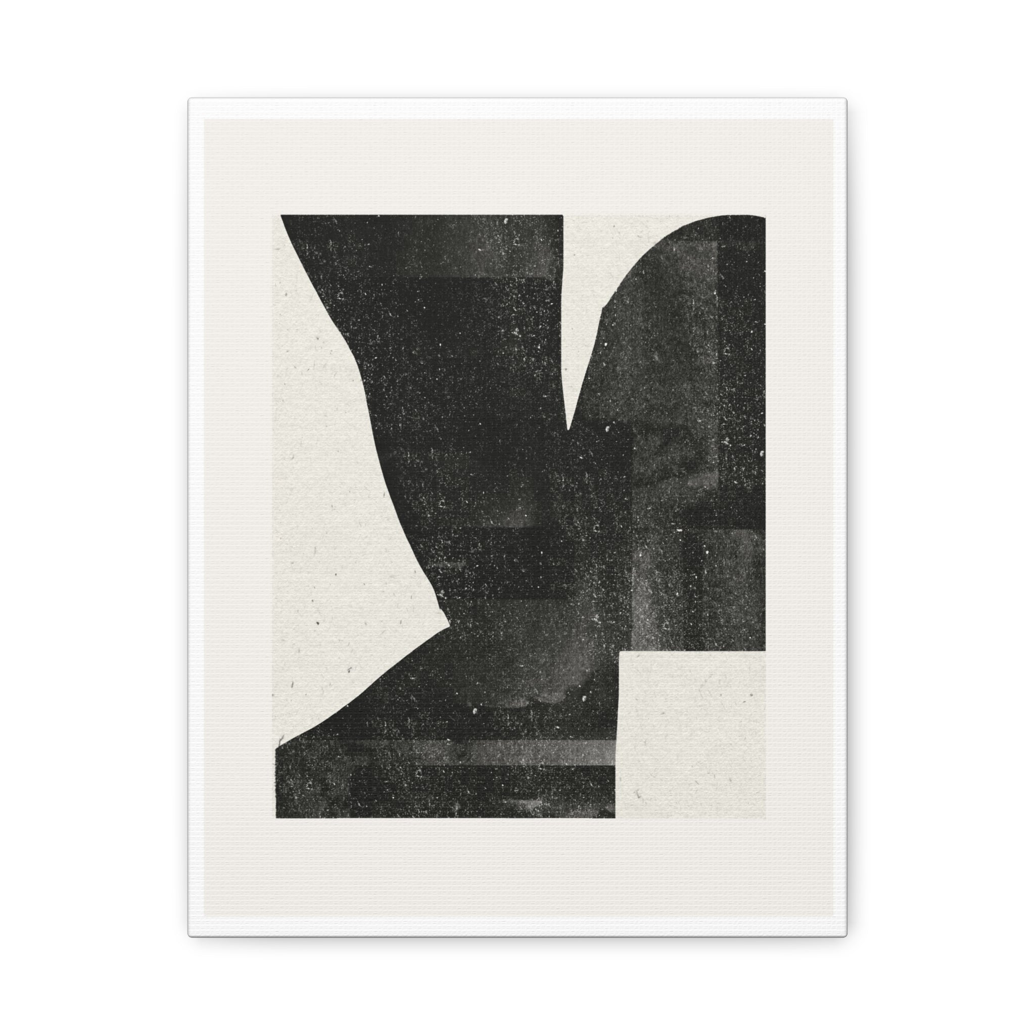 Noir Balance Echoes - Canvas