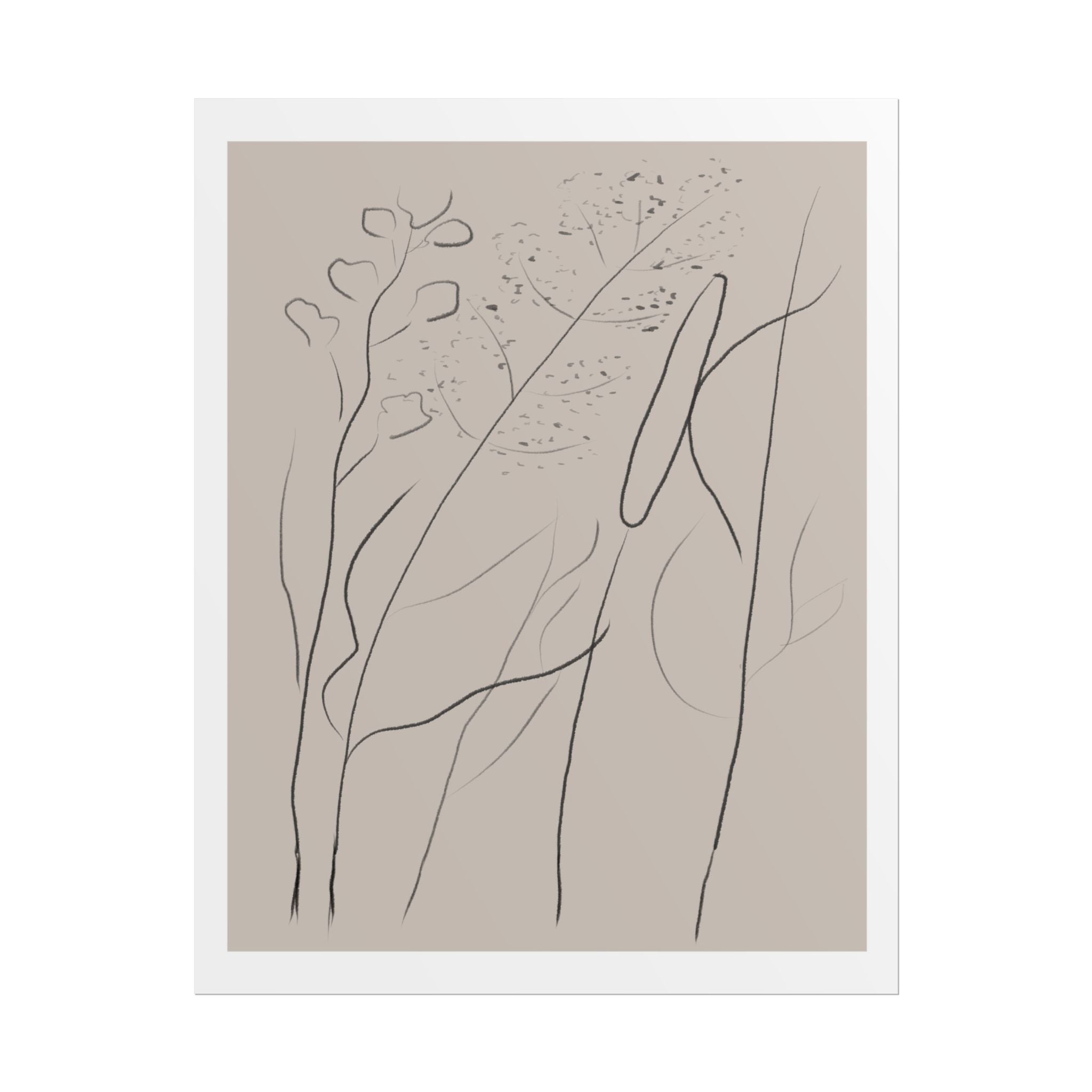 Quiet Woodland Traces - Poster