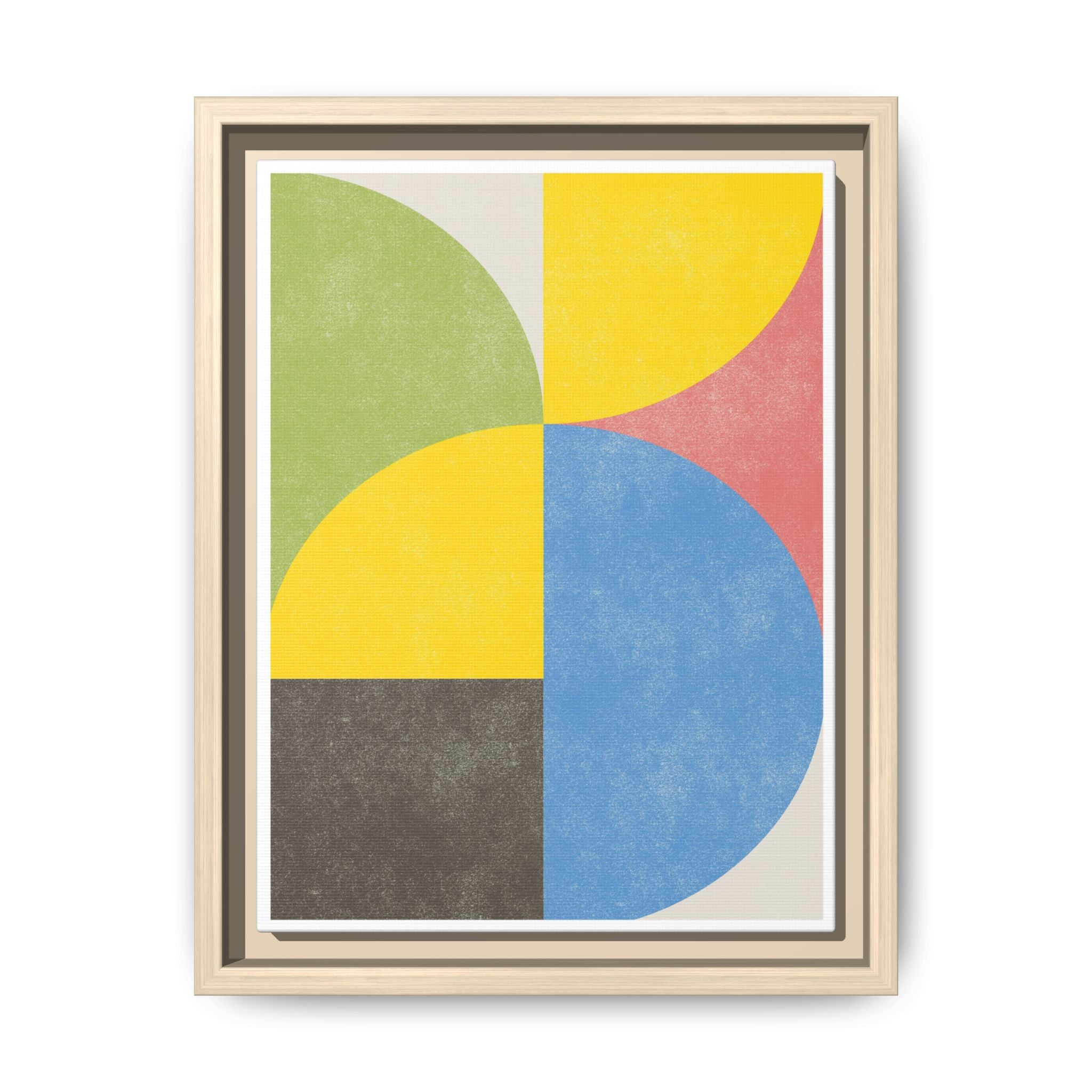 Pastel Orbit Rhythm - Framed