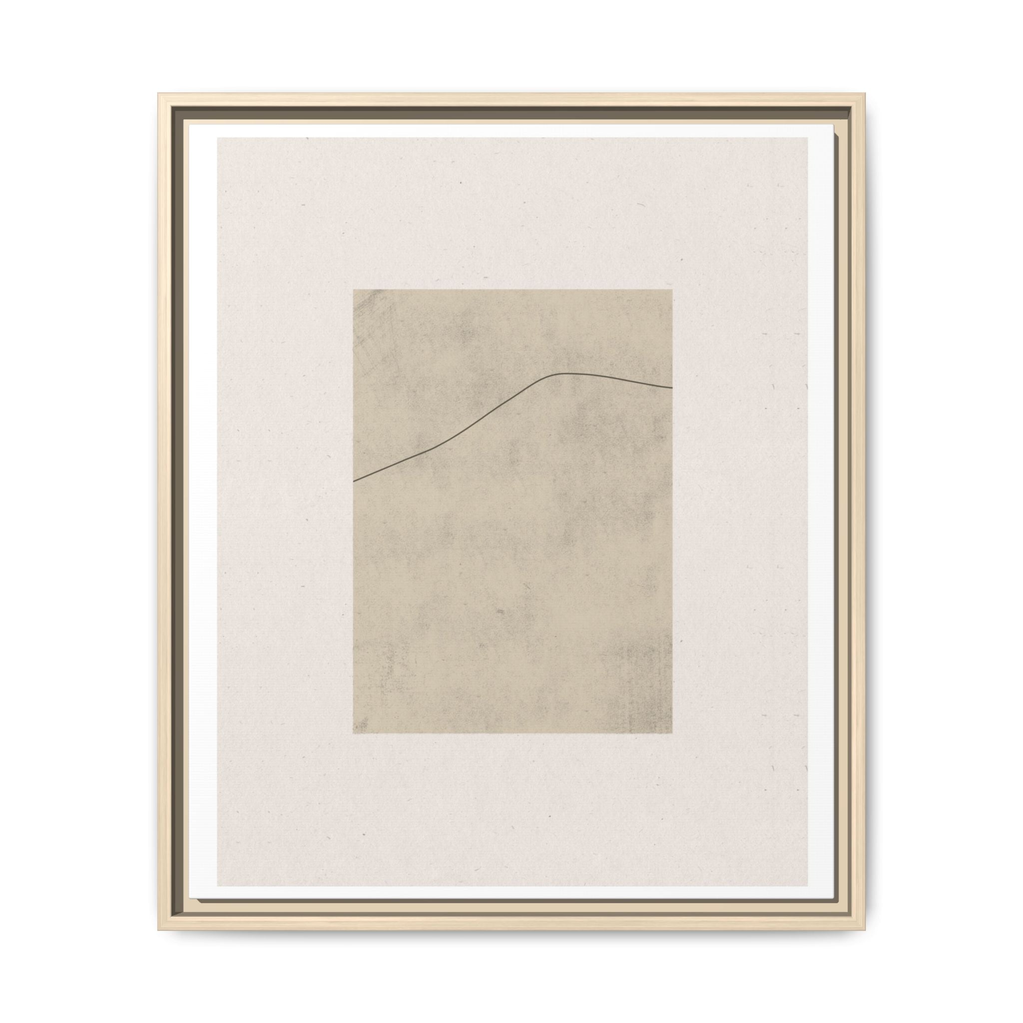 Whispered Horizon Trace - Framed