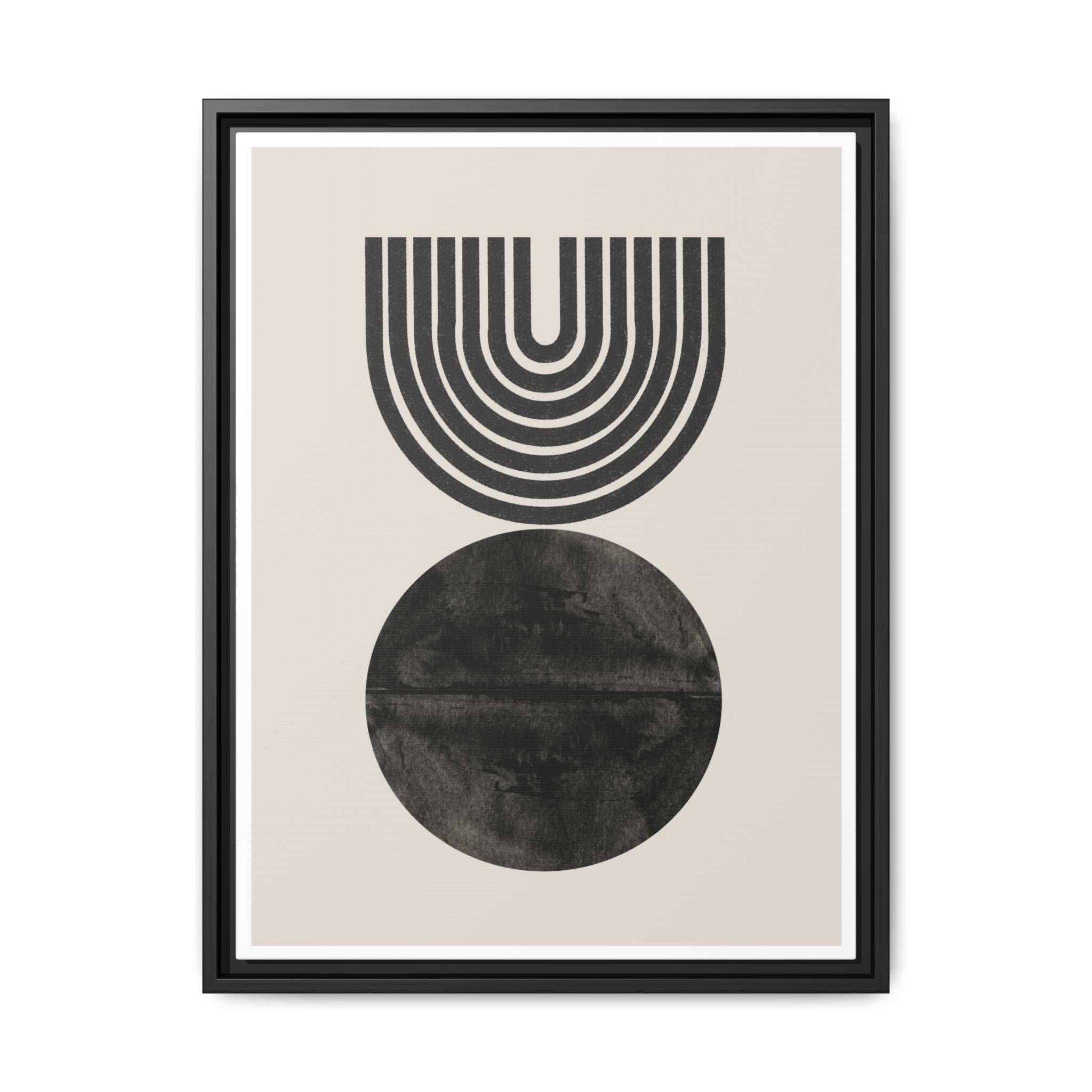 Obsidian Echo Arches - Framed