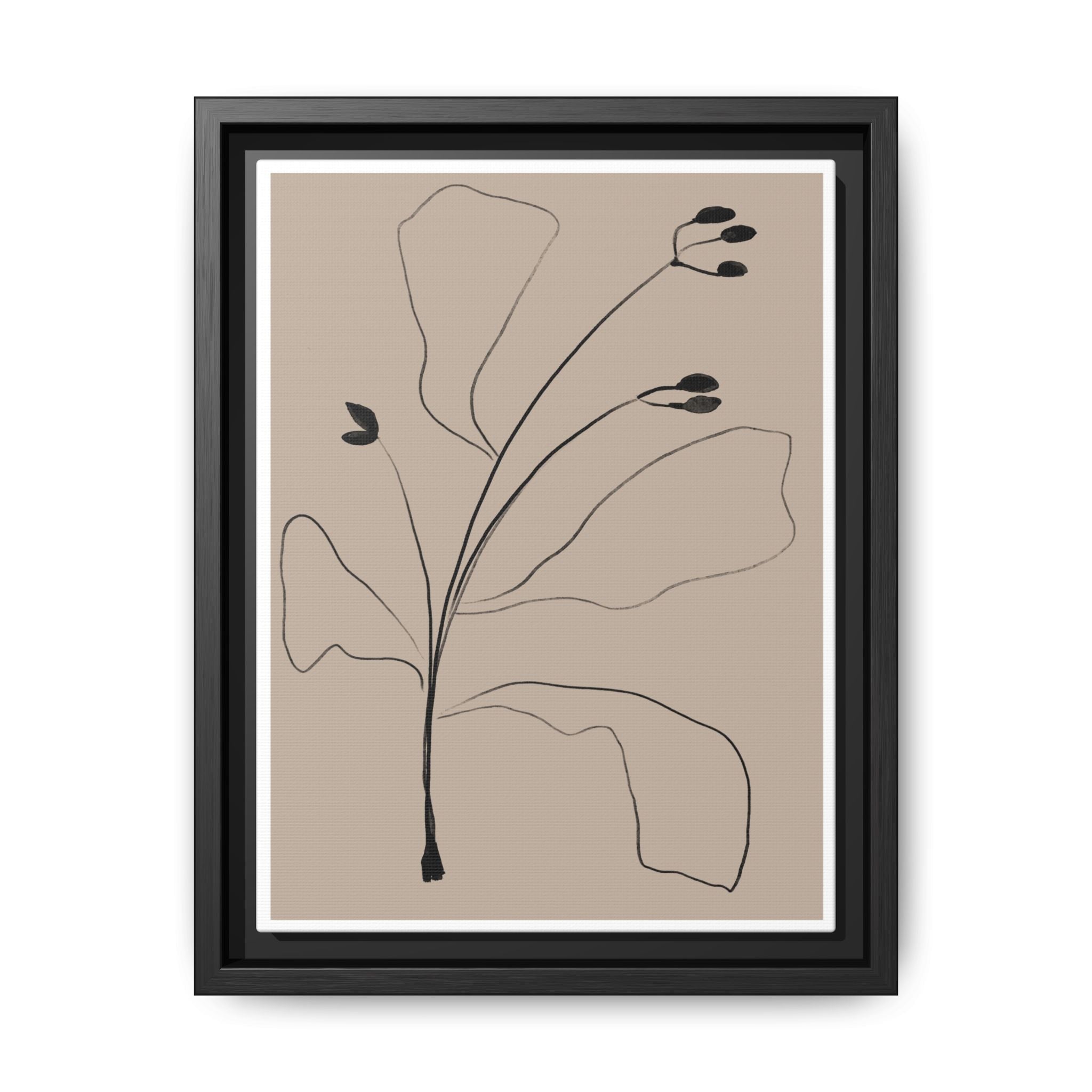 Quiet Botanical Gesture - Framed