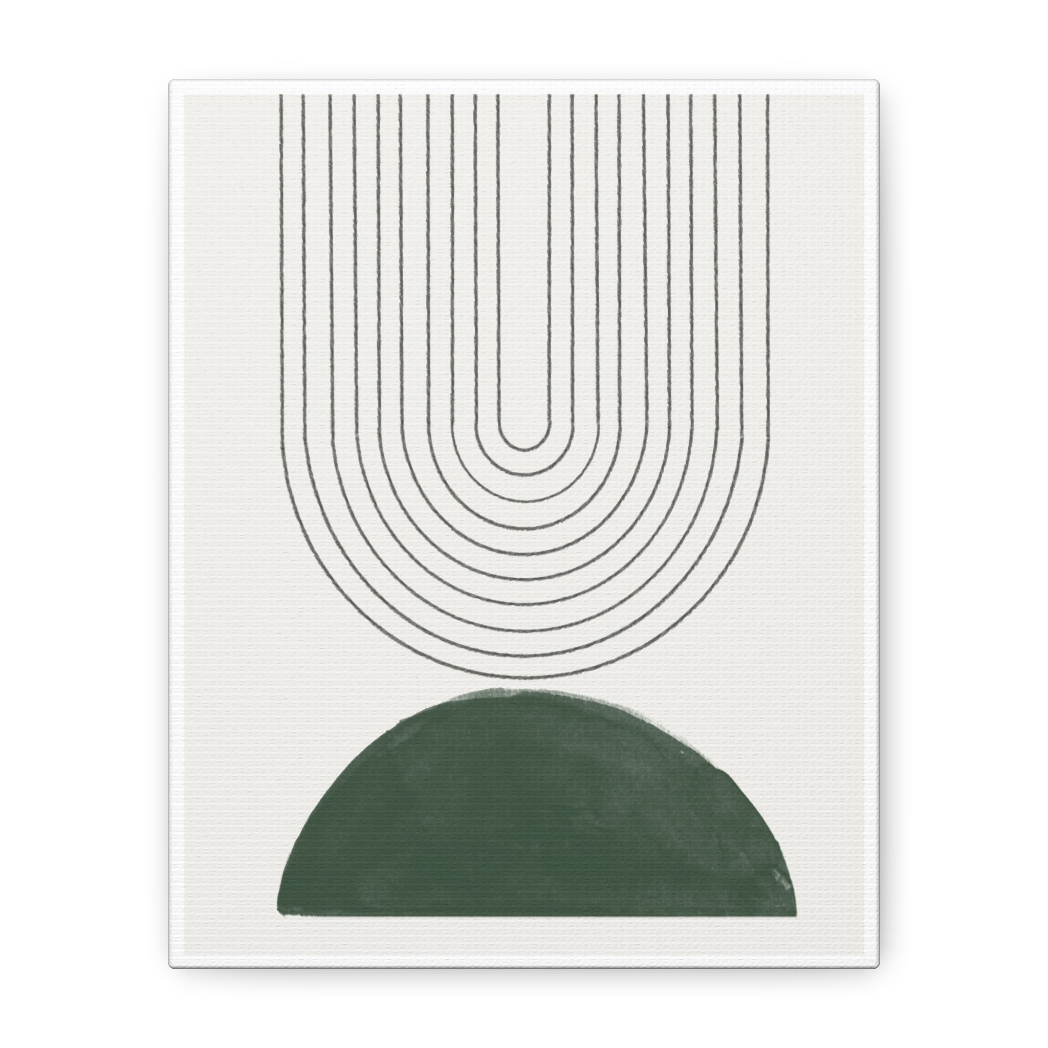 Emerald Echo Pathways - Canvas