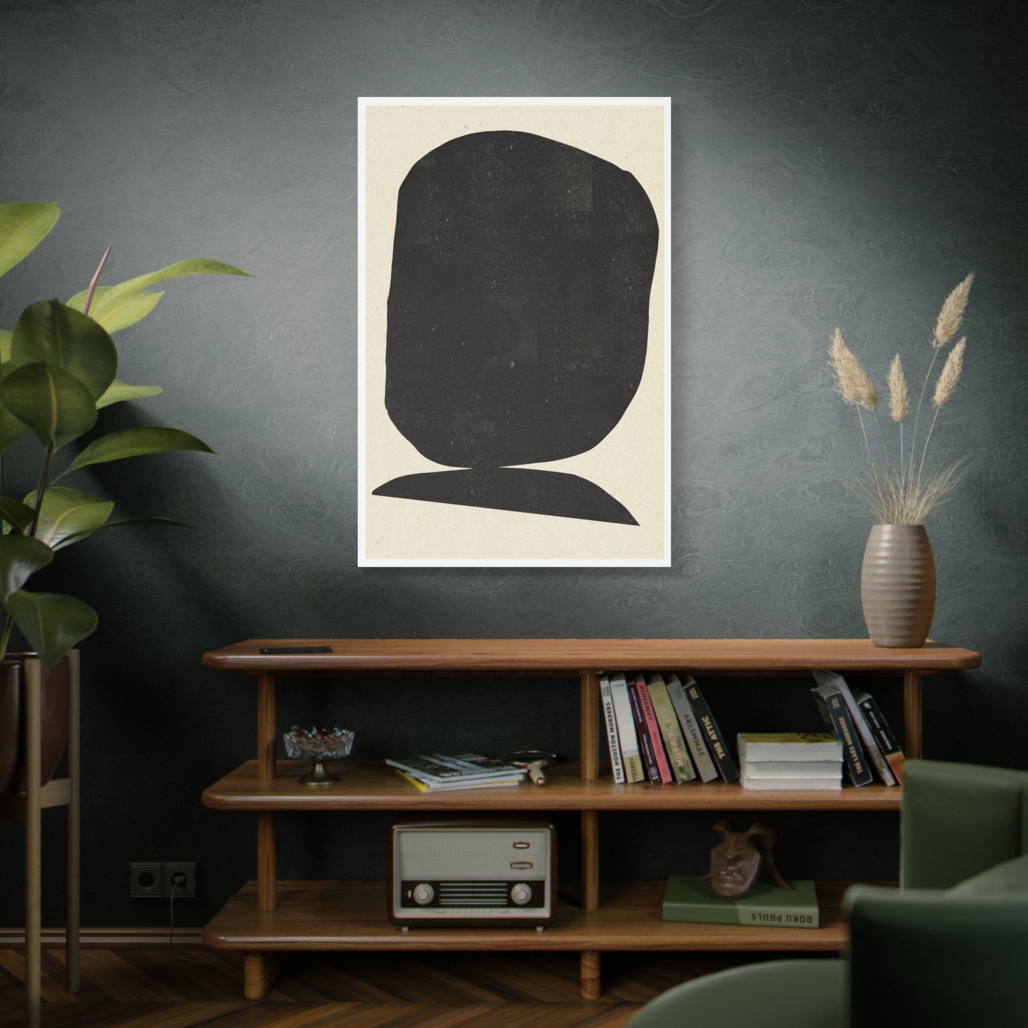 Midnight Monolith Whisper - Canvas
