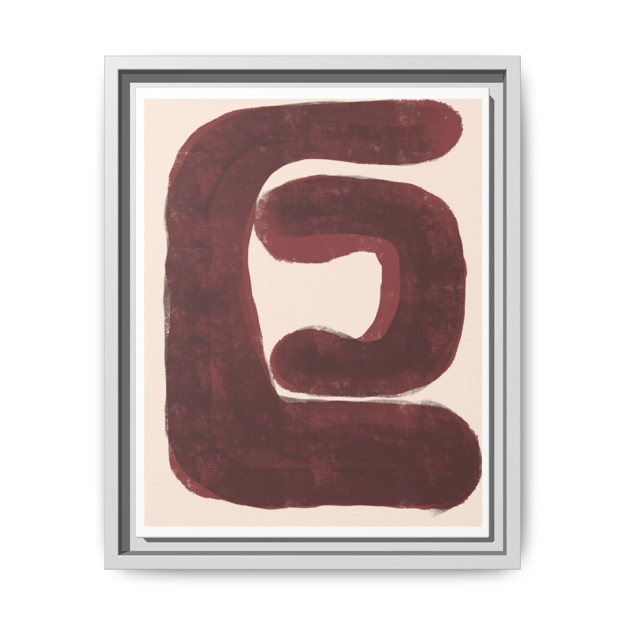 Burgundy Echo Form - Framed