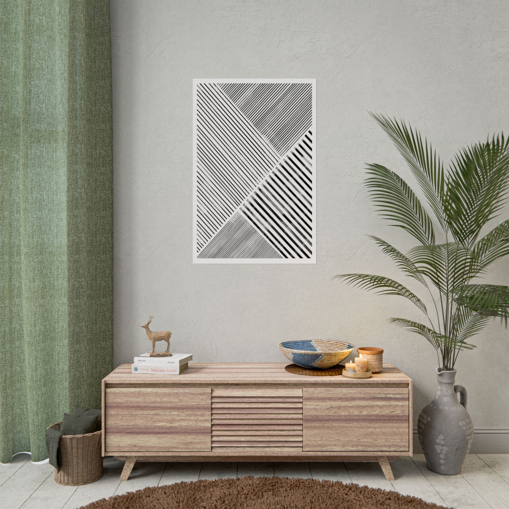 Monochrome Motion Angles - Poster
