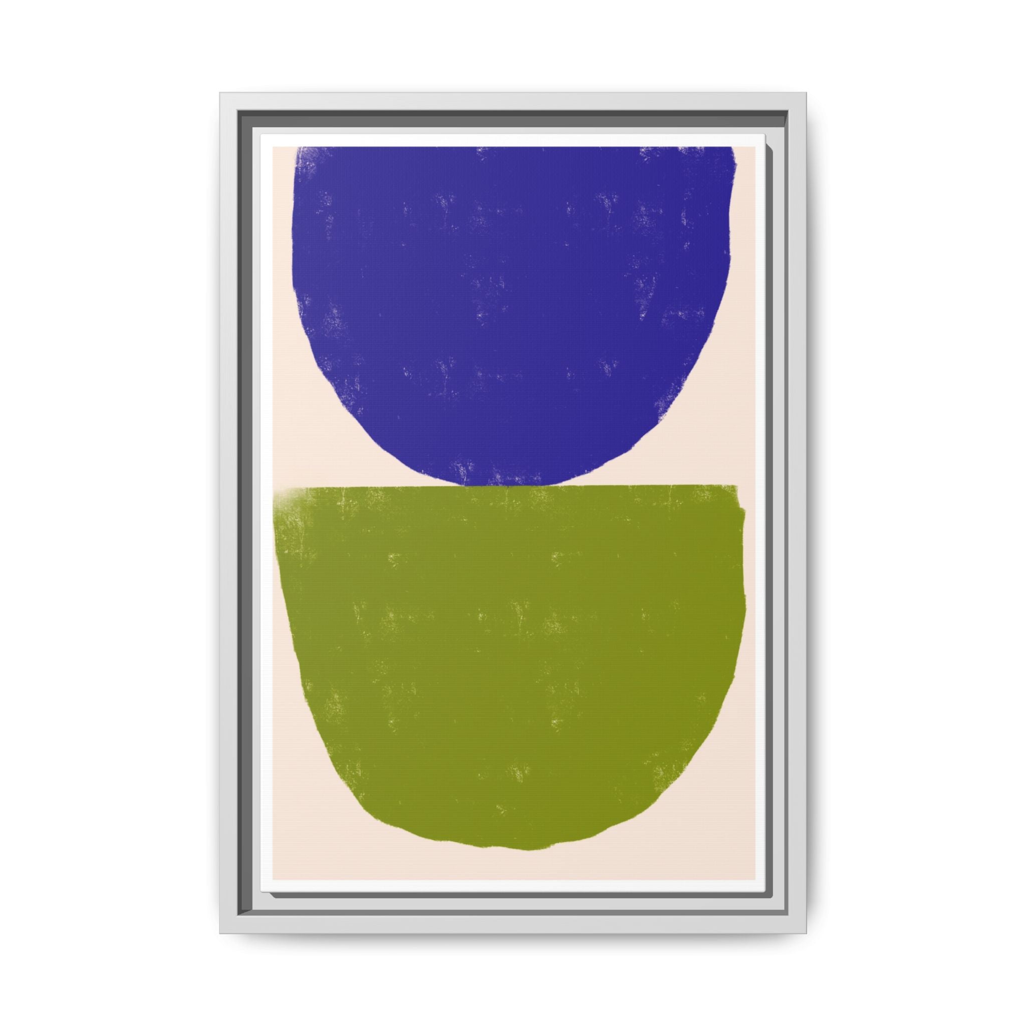 Cobalt Meadow Balance - Framed