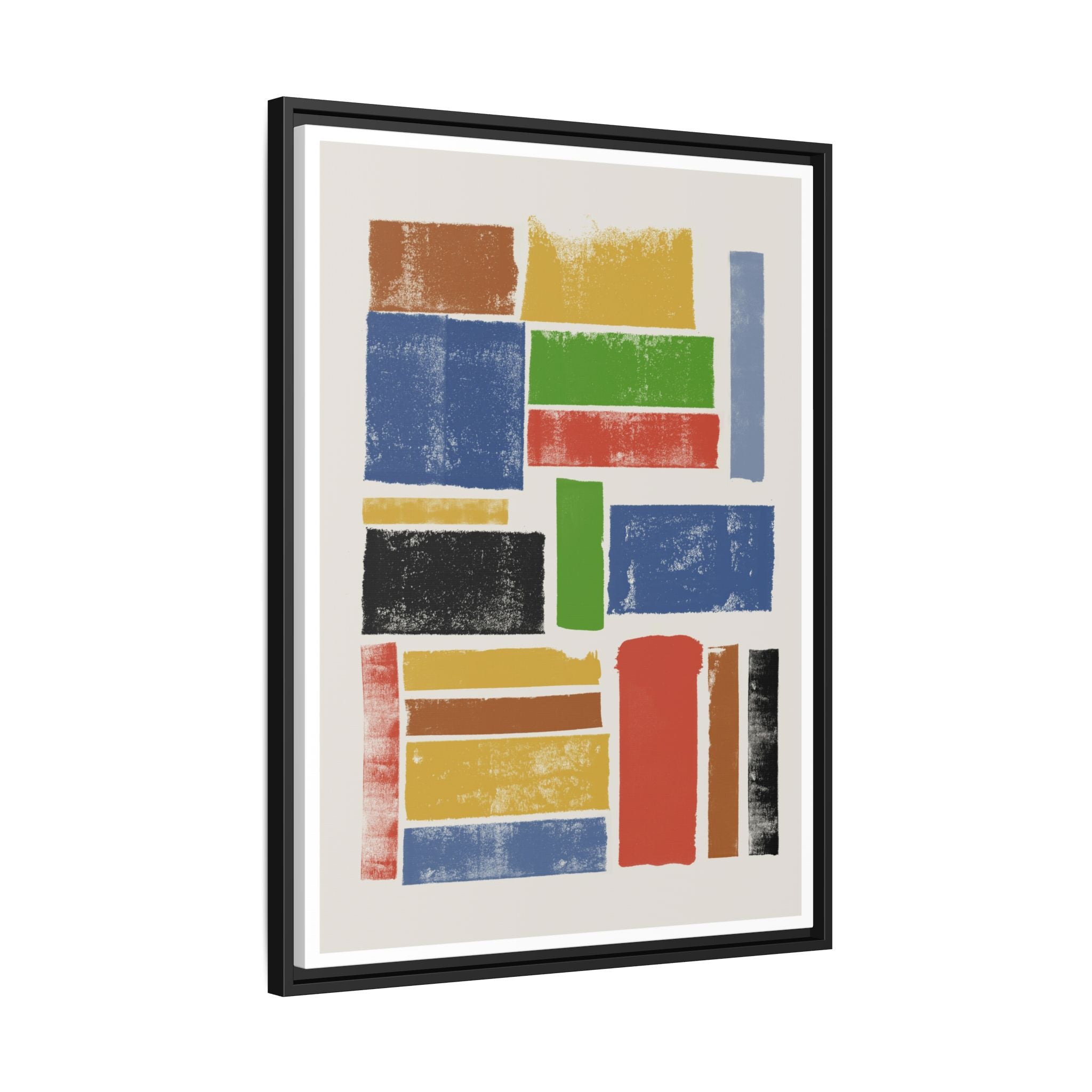 Playful Color Rhythm - Framed