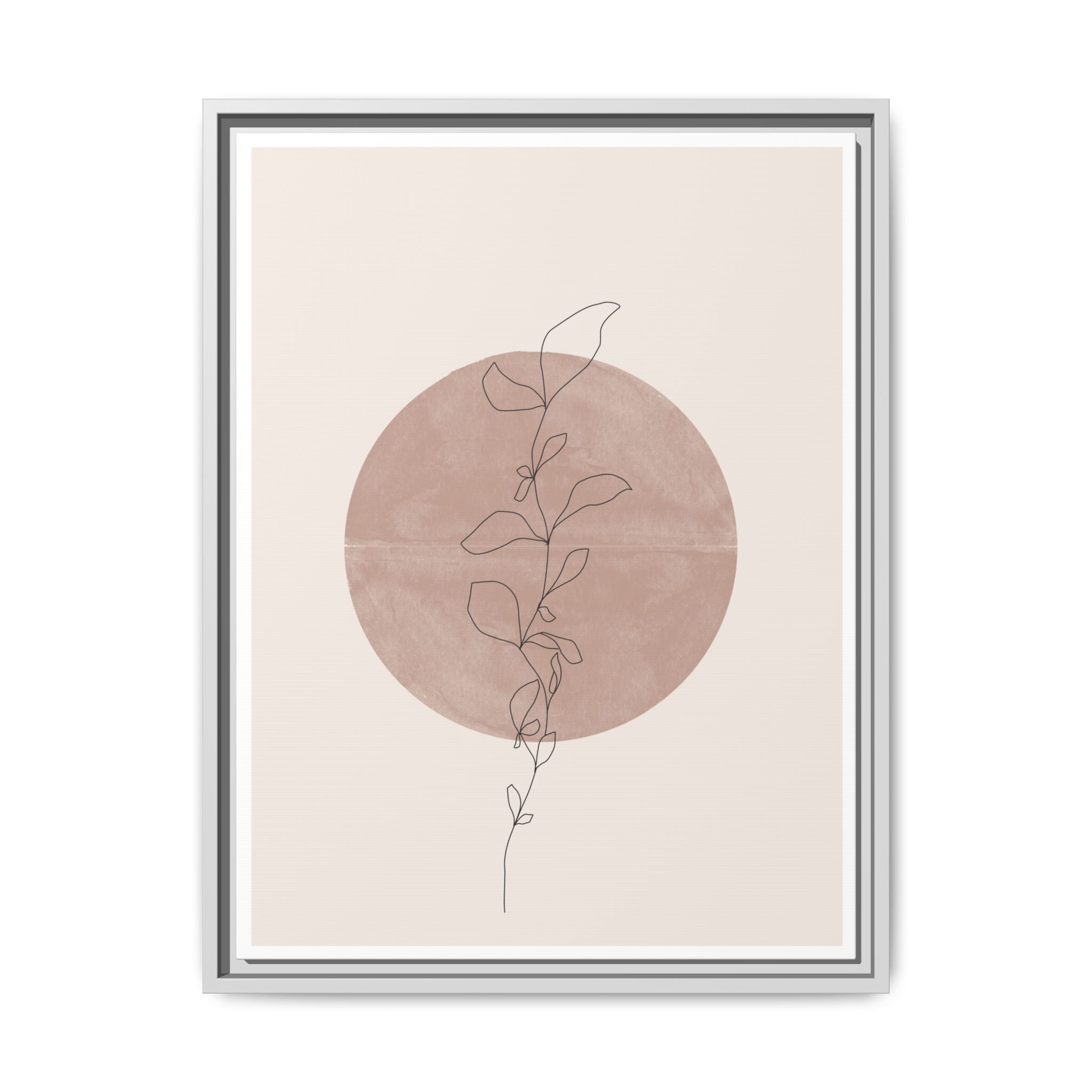 Blush Moonvine Quietude - Framed