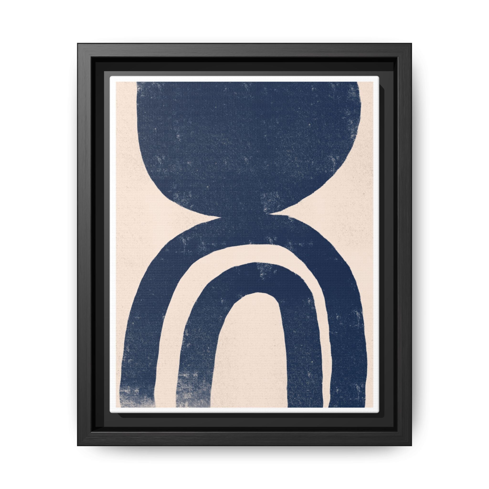 Indigo Arch Stillness - Framed