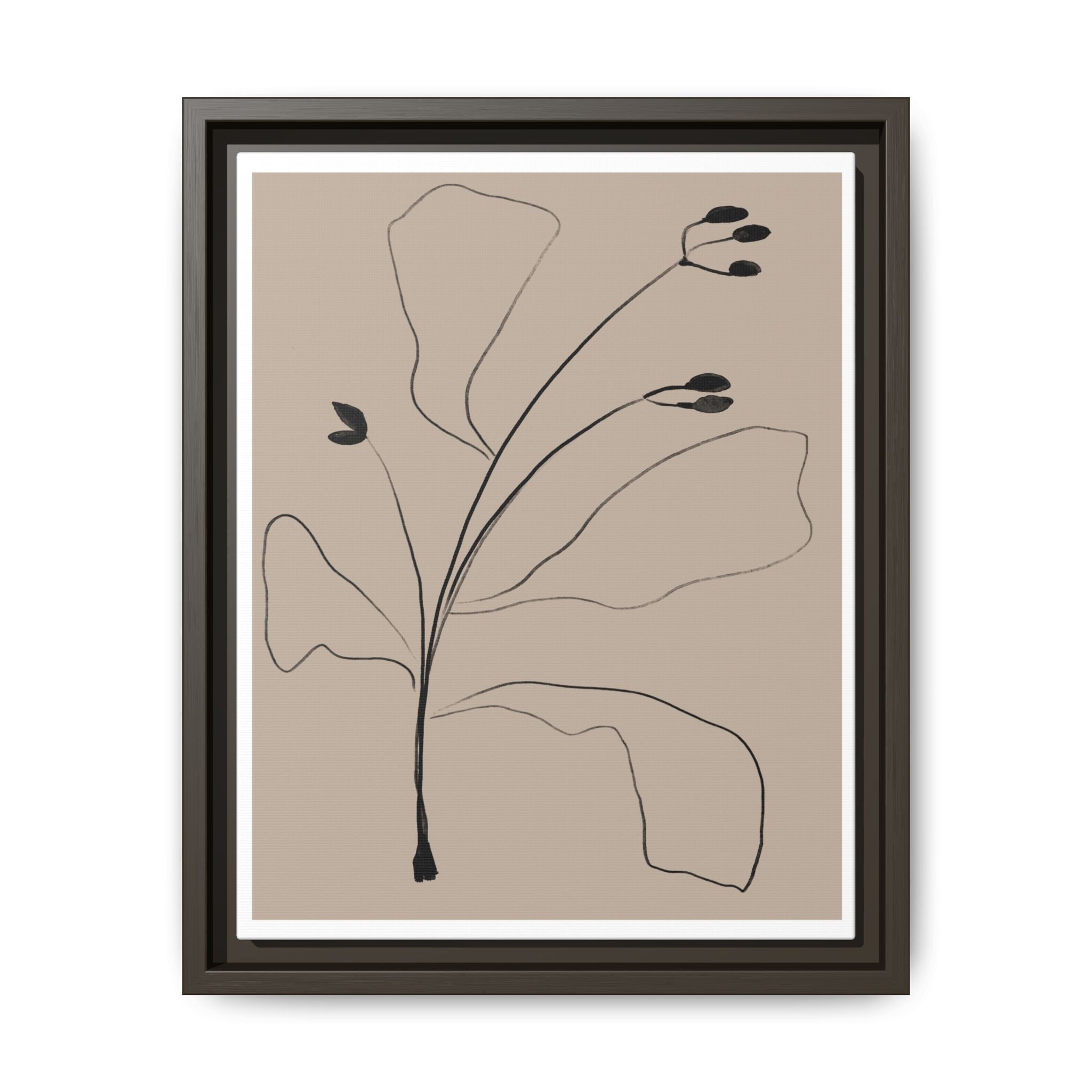Quiet Botanical Gesture - Framed