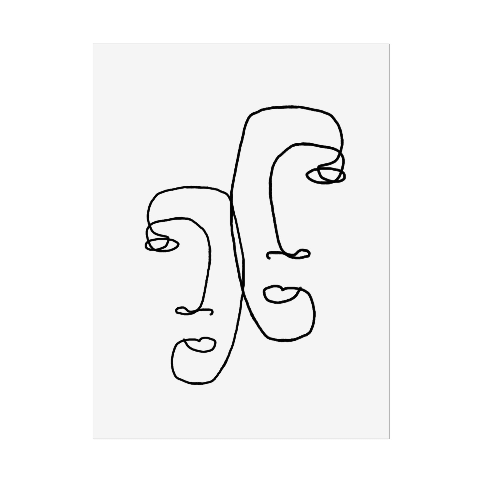 Silent Dual Reflections - Poster