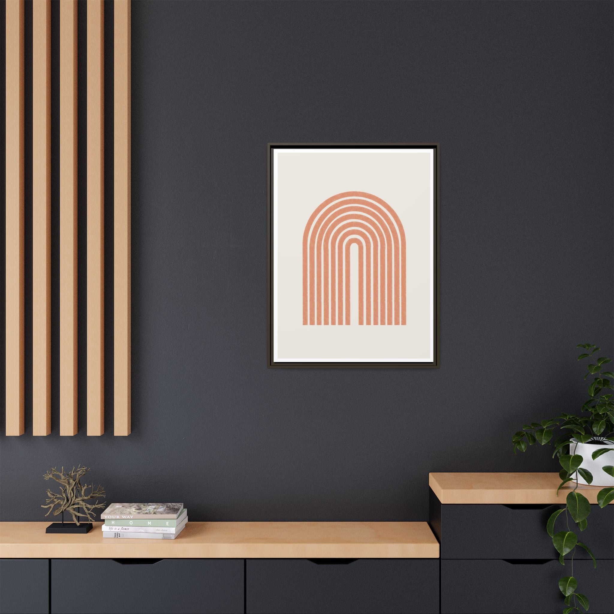 Terracotta Arc Whisper - Framed