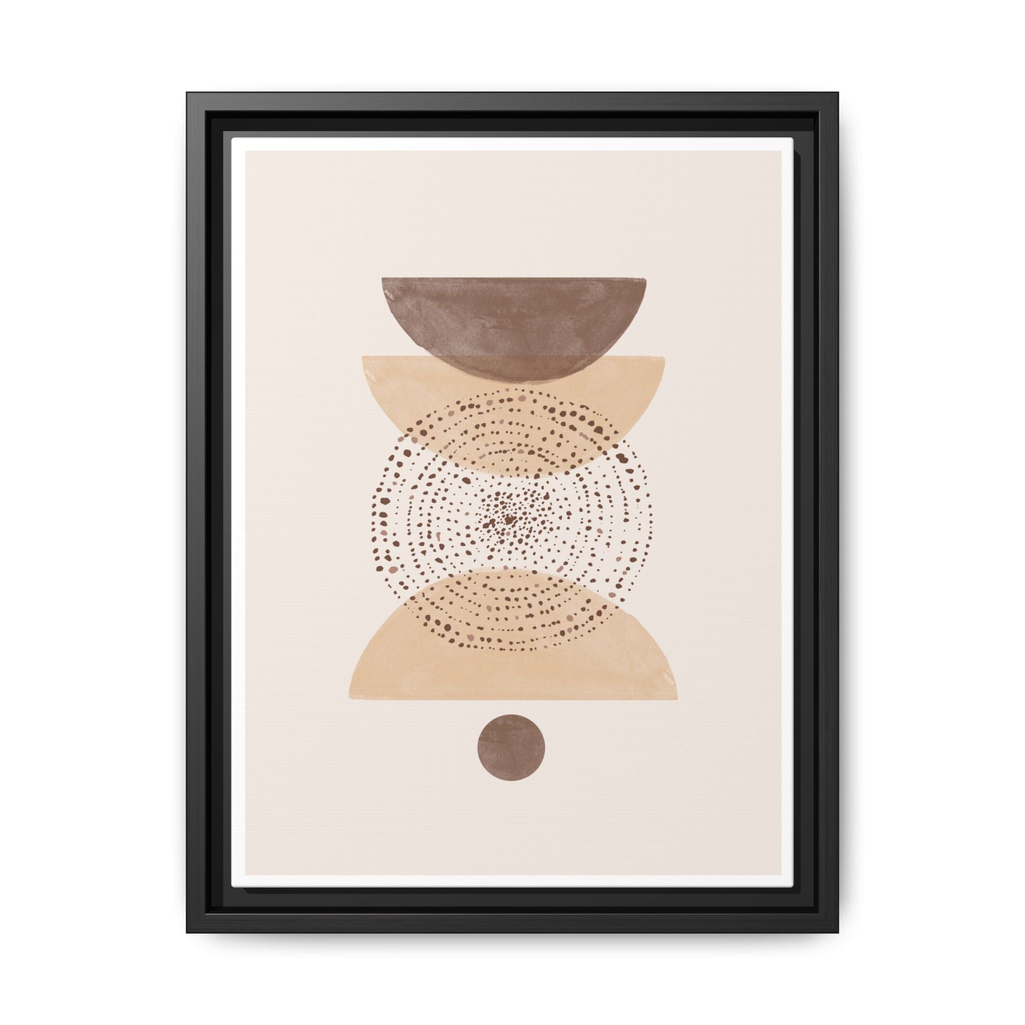 Terracotta Orbit Balance - Framed