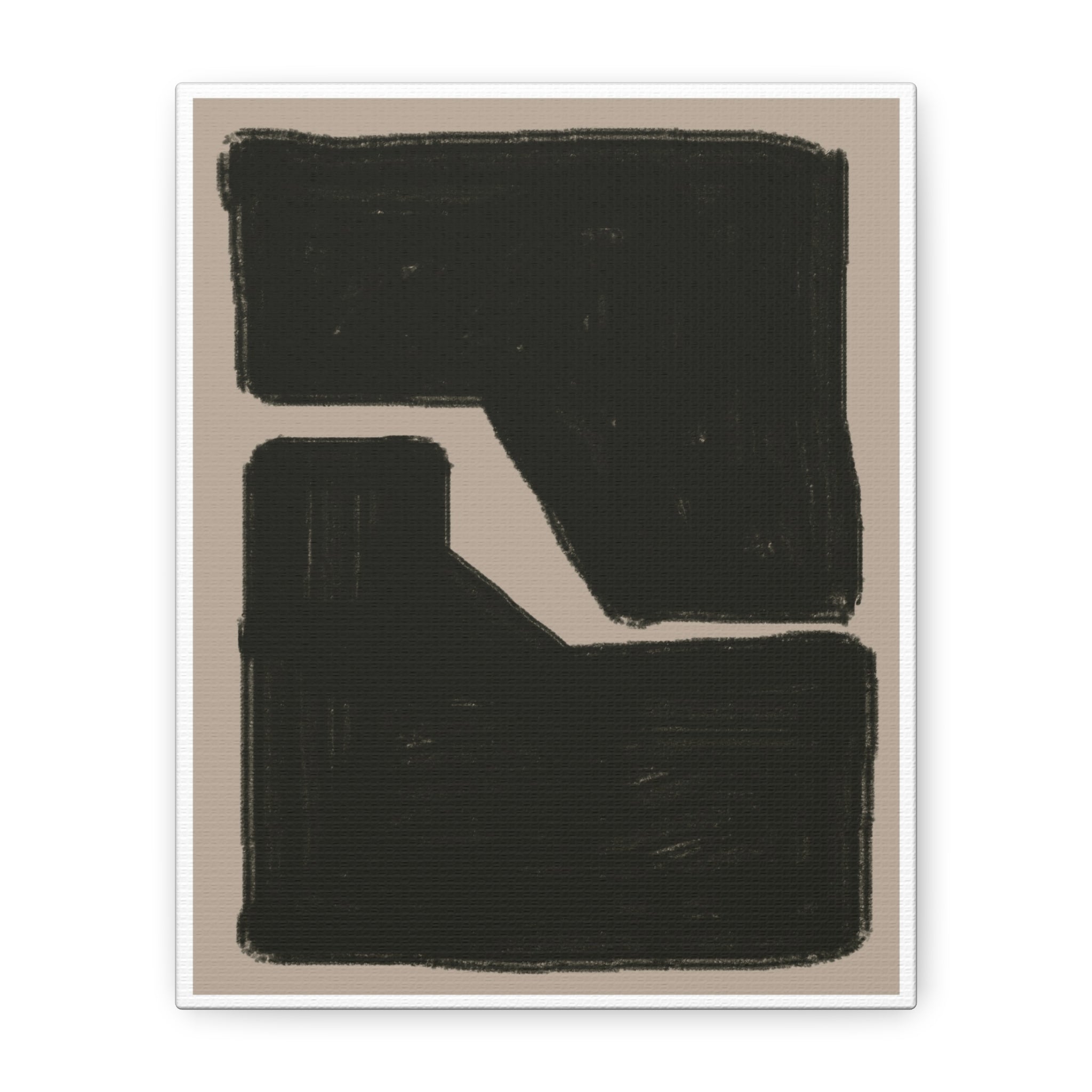 Midnight Geometry Passage - Canvas