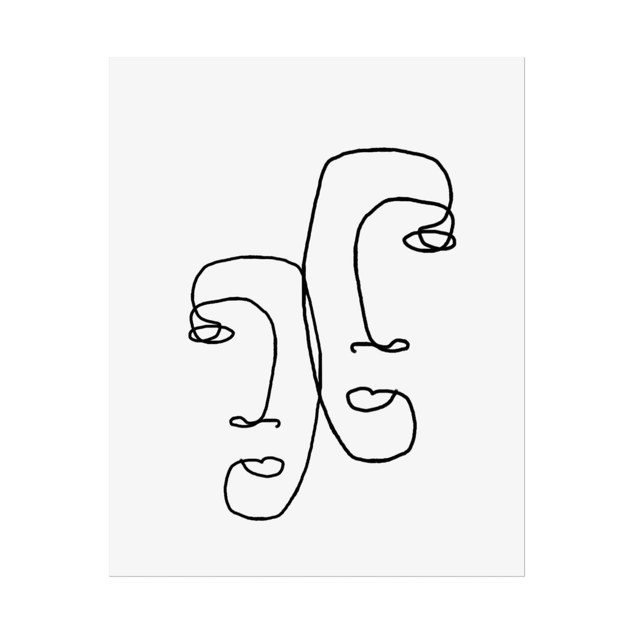 Silent Dual Reflections - Poster