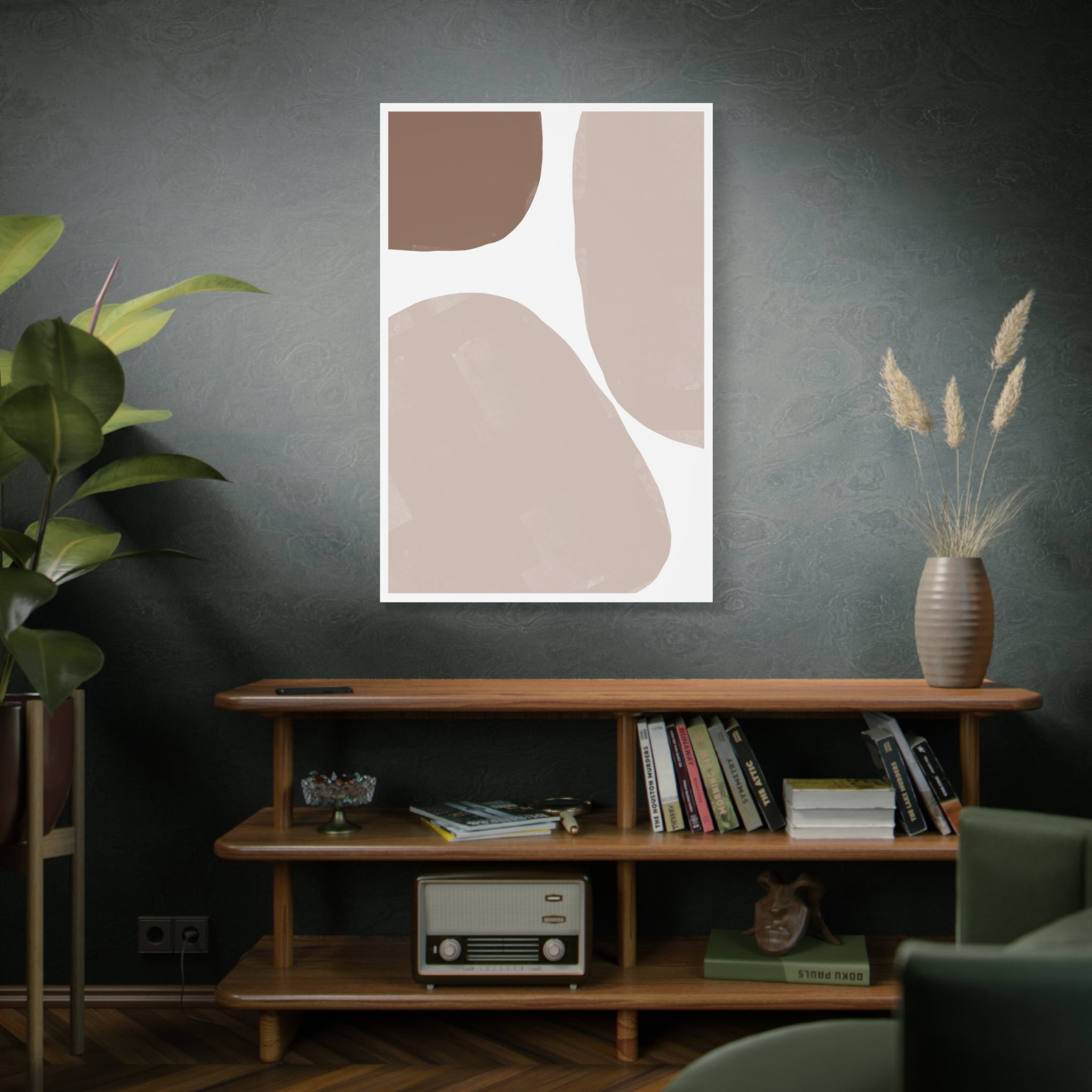 Muted Clay Horizons - Canvas