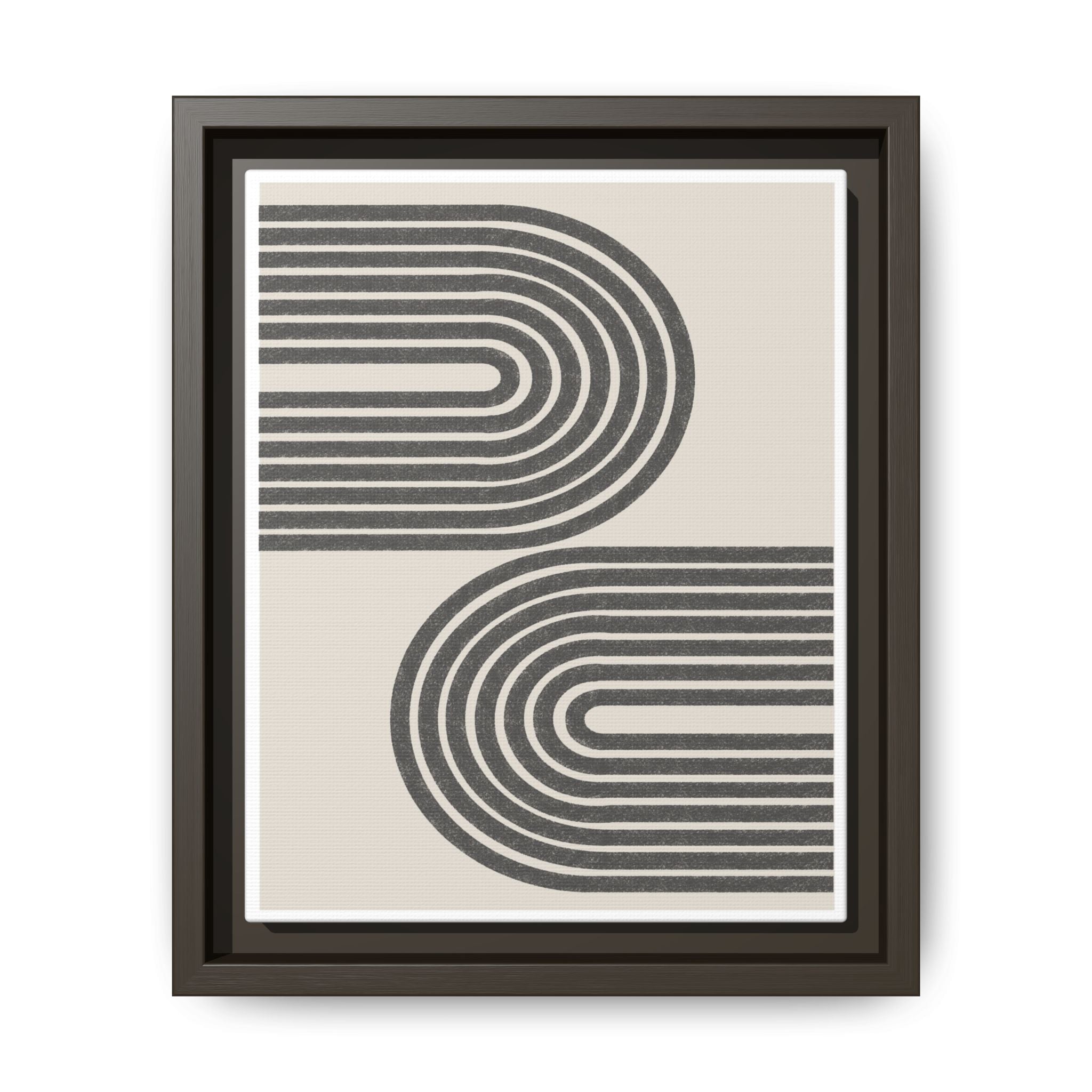 Twin Horizon Currents - Framed