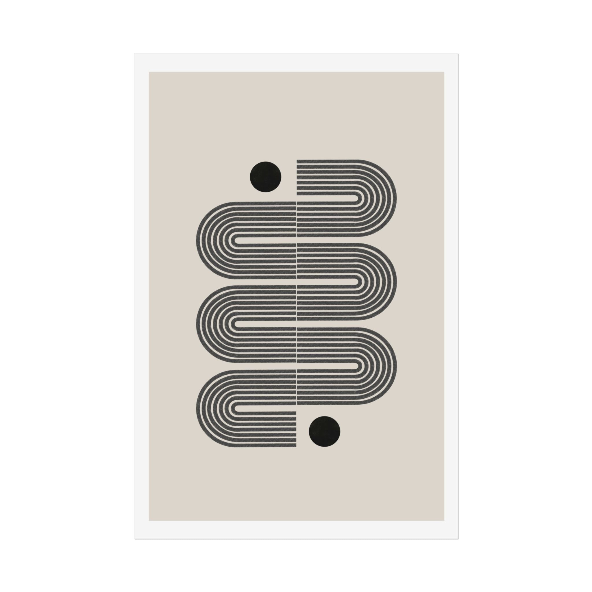 Midnight Circuit Flow - Poster