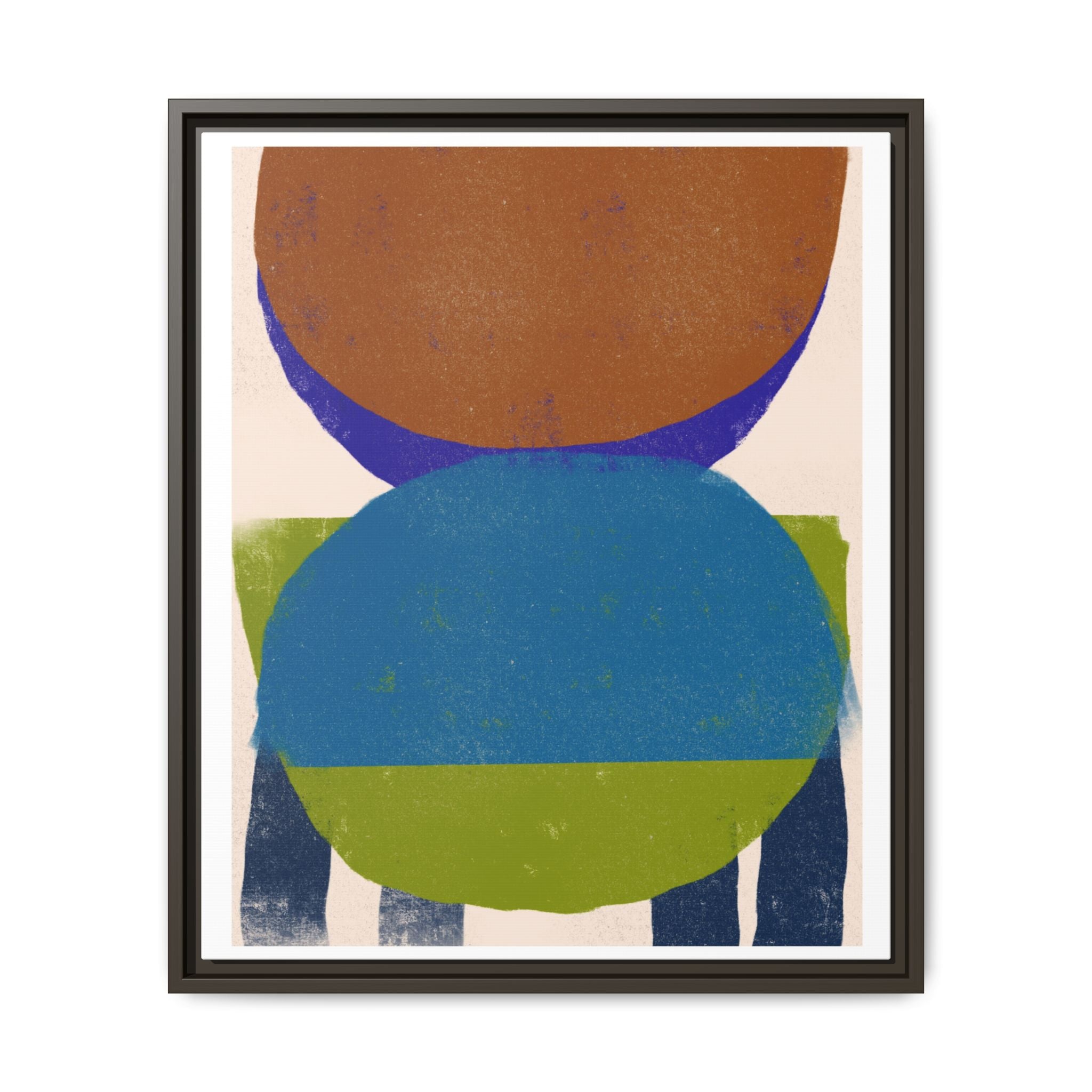 Azure Meadow Eclipse - Framed