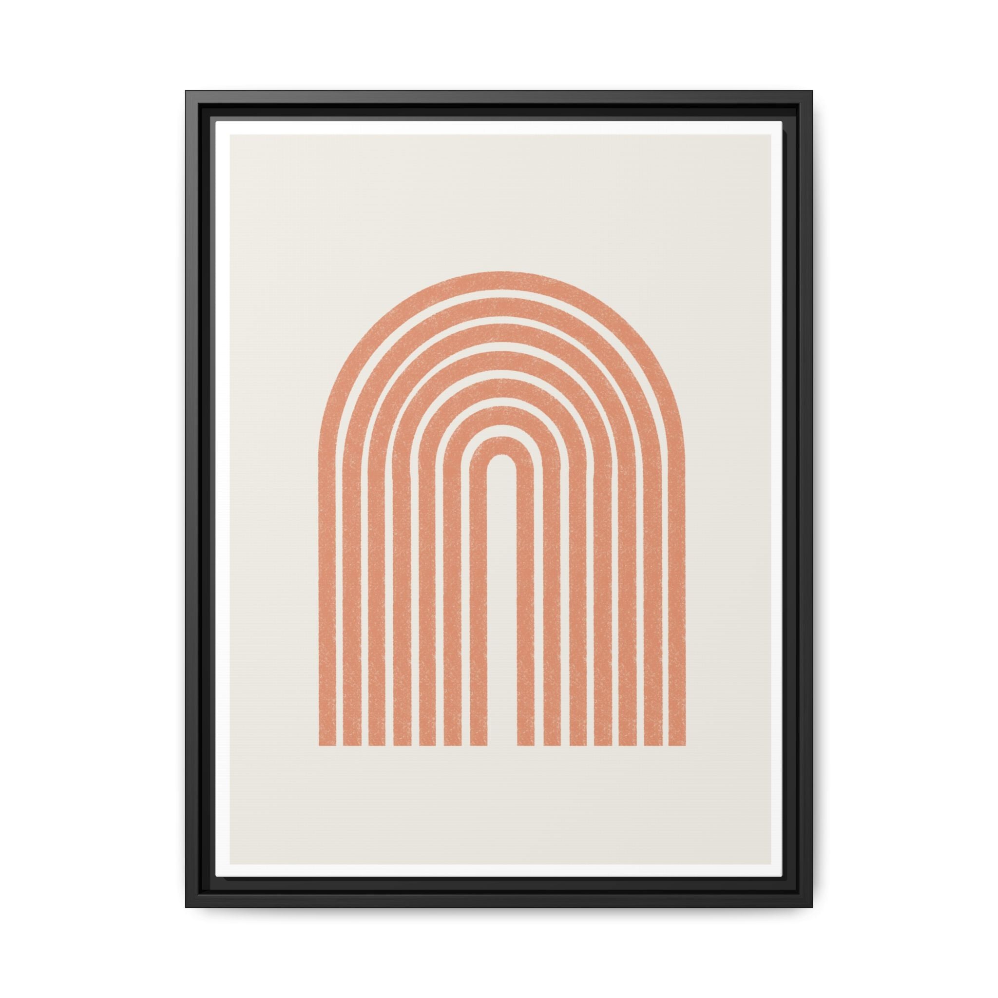 Terracotta Arc Whisper - Framed